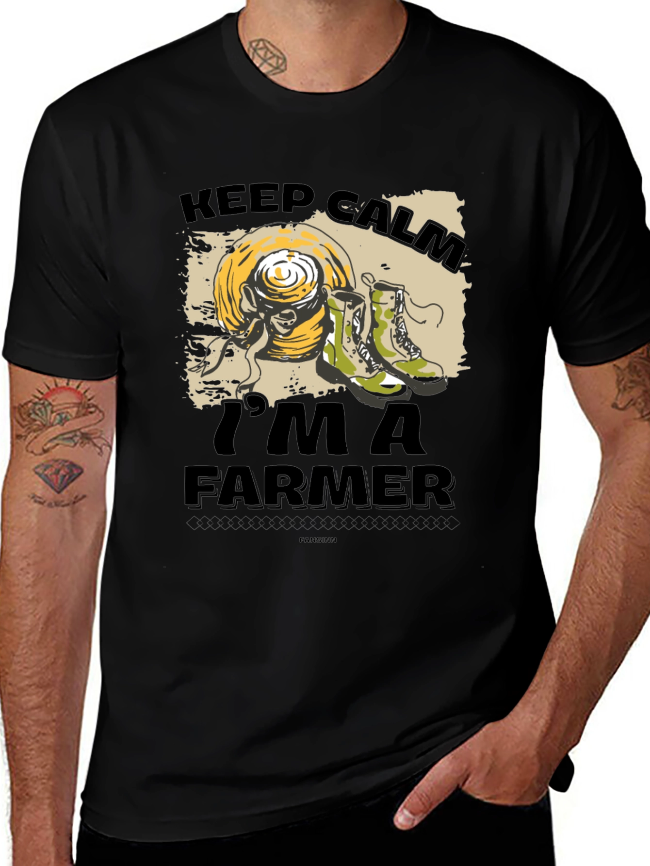 Variant 7 of Keep Calm I'm A Farmer T-Shirt