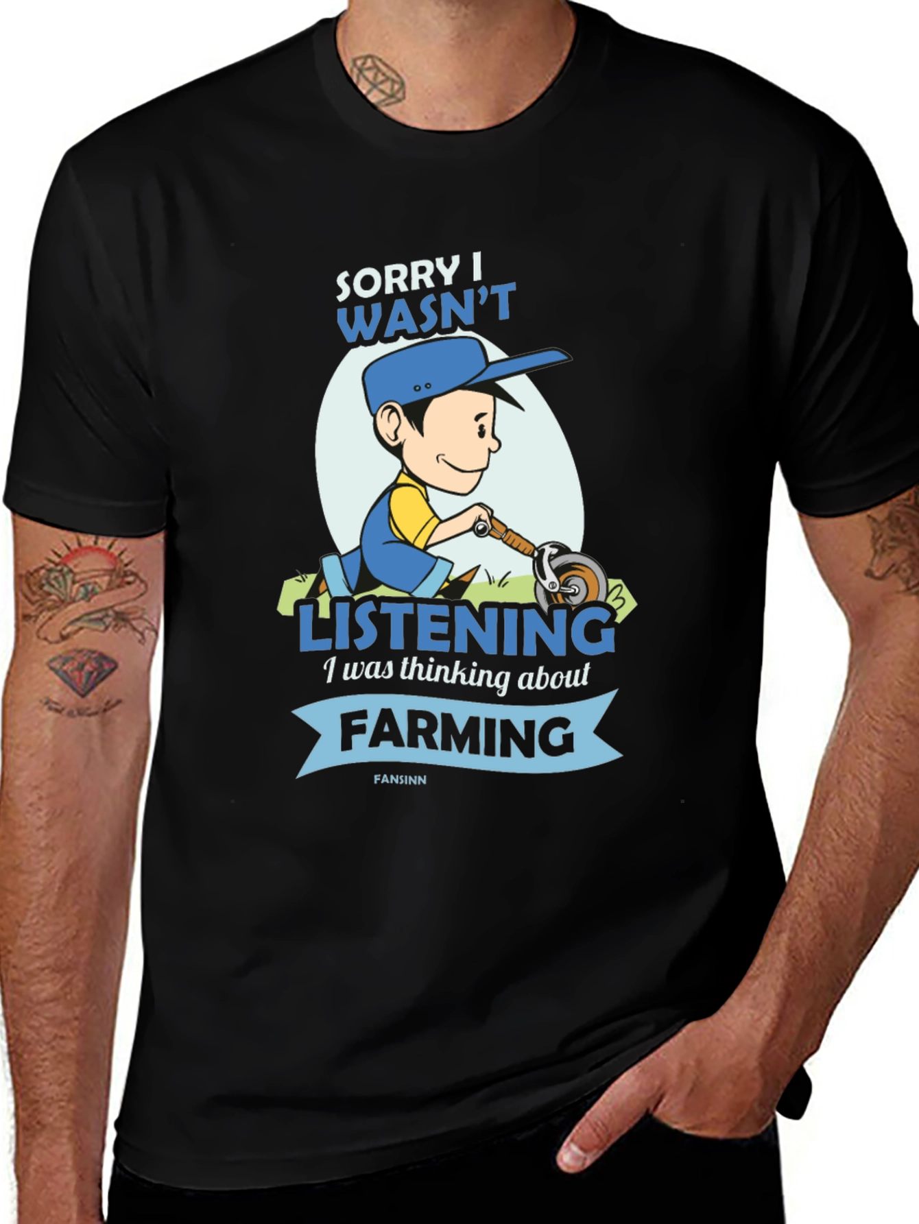 Variant 29 of Farming T-Shirt - Sorry Wasn't Listening!