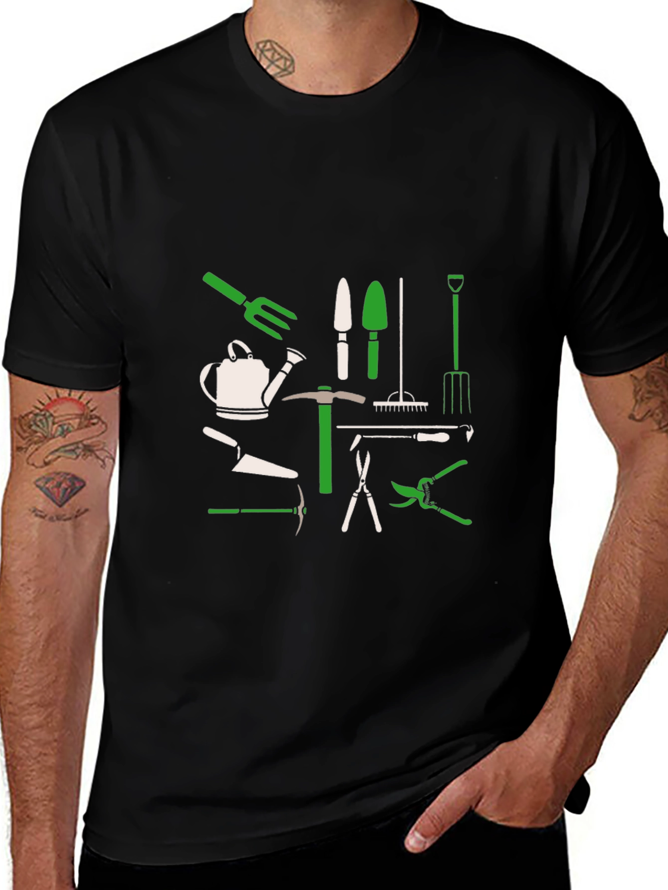 Variant 2 of Gardening Tool T-Shirt