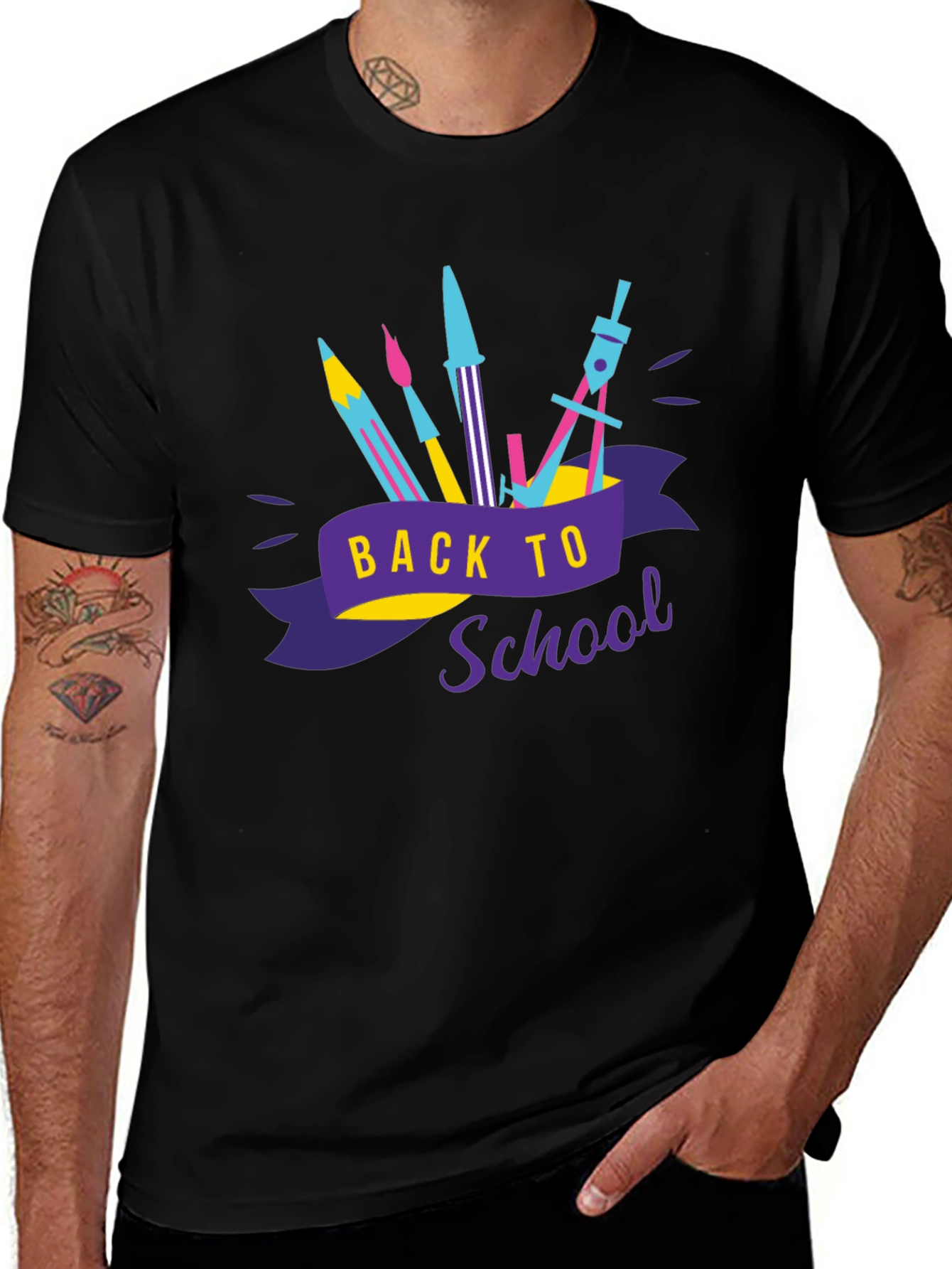 Variant 17 of Back to School Graphic T-Shirt