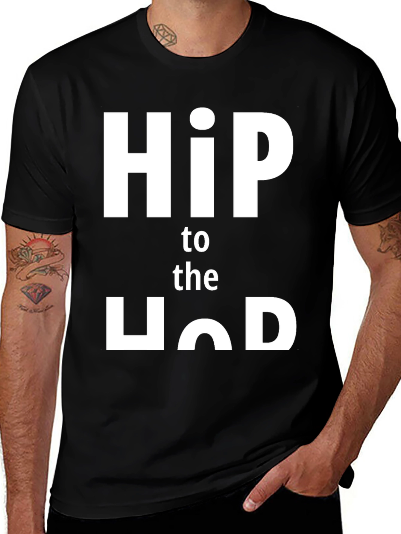 Variant 30 of Hip to the Hod T-Shirt - Black