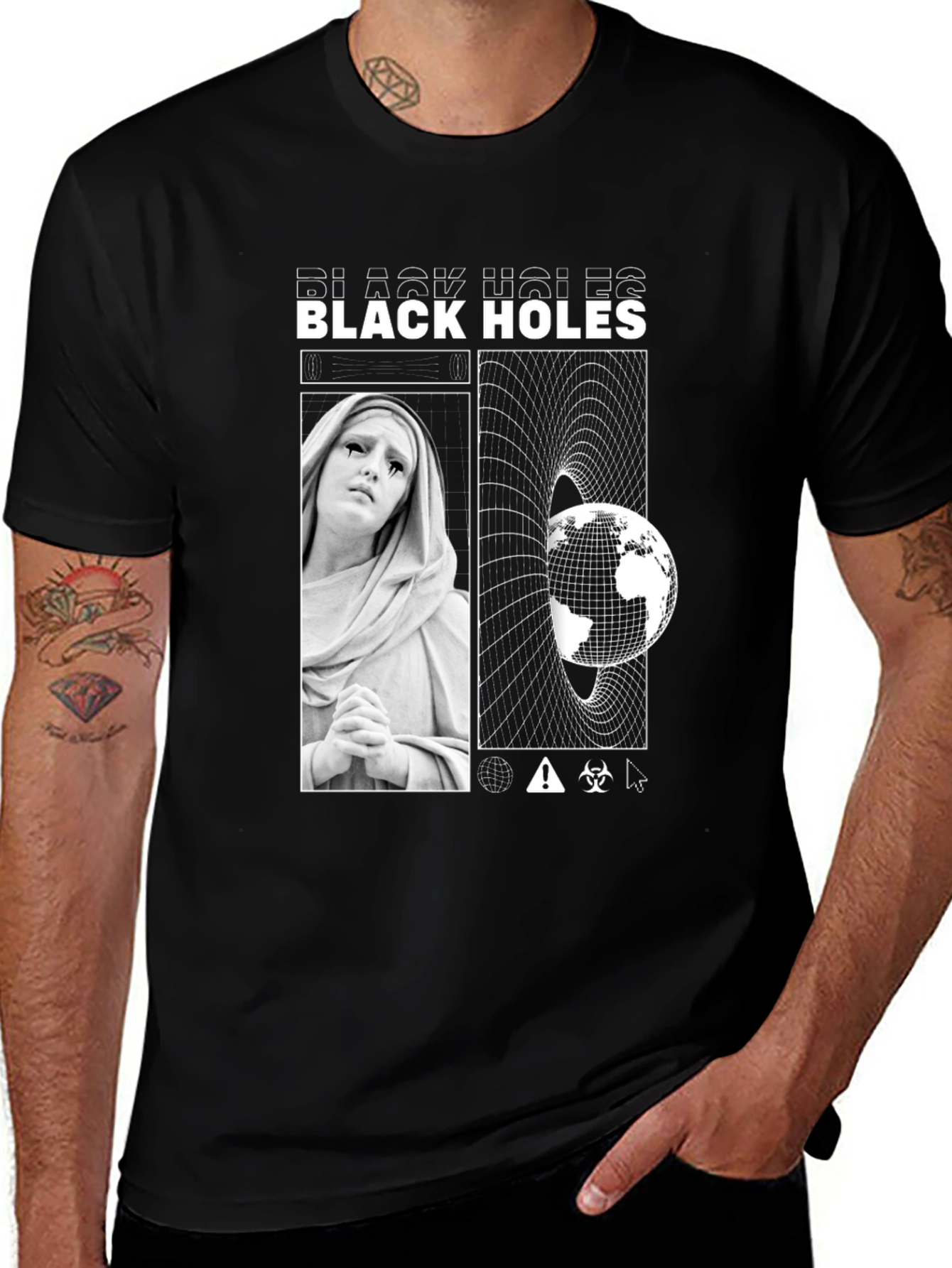 Variant 20 of Black Holes Graphic Tee - Unique Design
