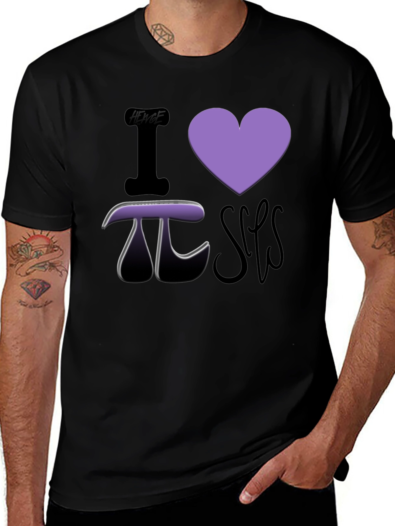 Variant 18 of I Heart Pi T-Shirt - Fun Math Tee