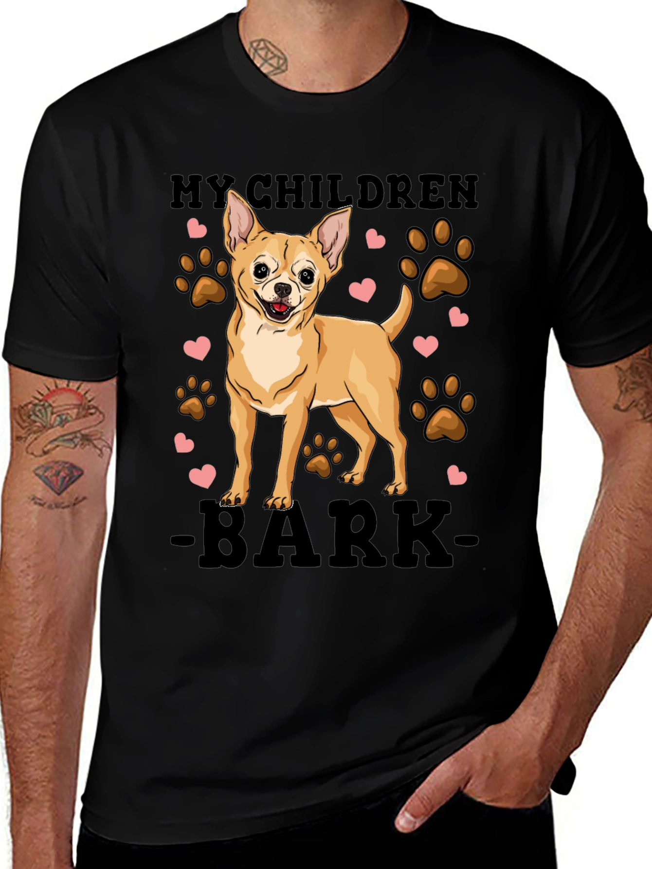 Variant 11 of My Children Bark T-Shirt, Dog Lover Tee