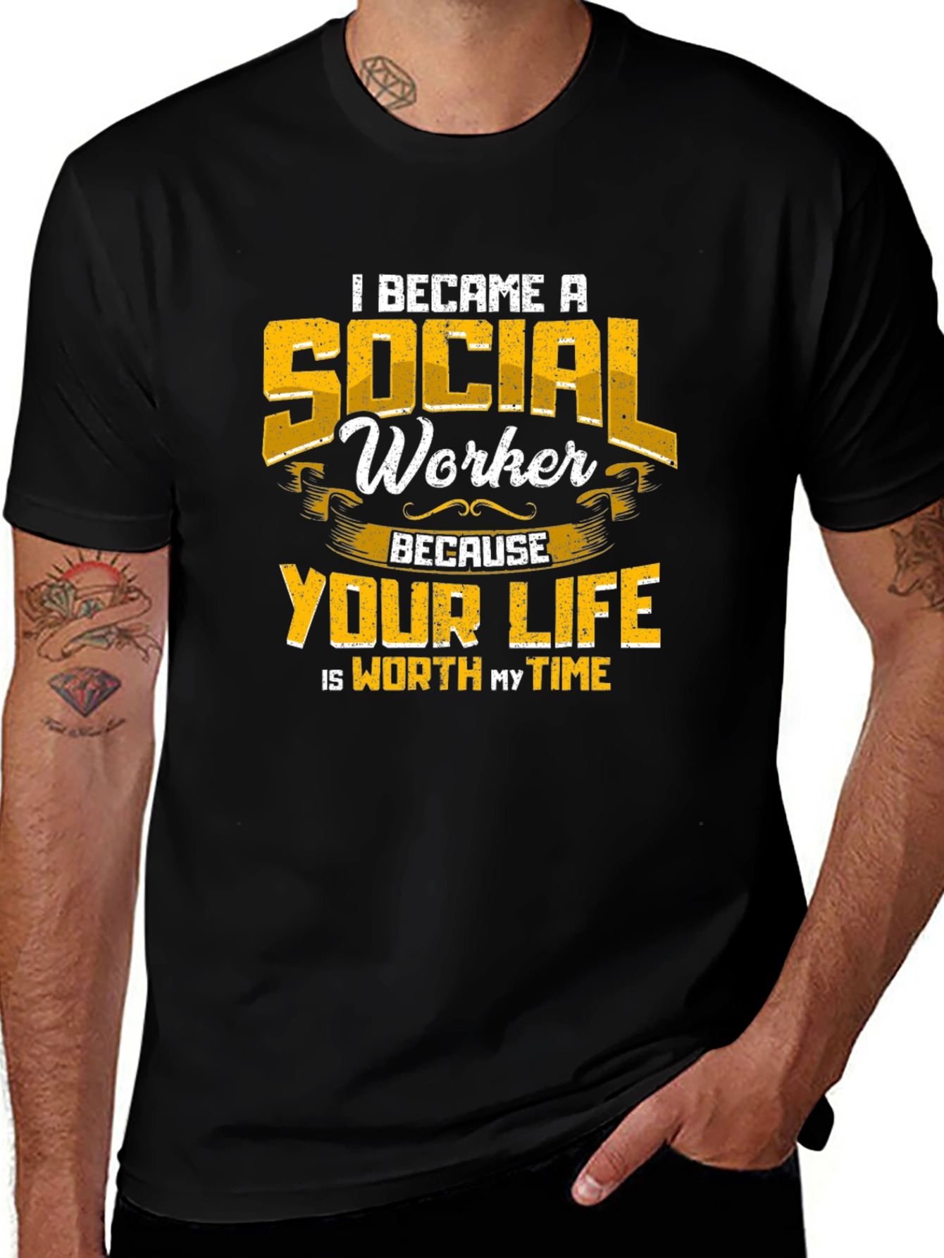 Variant 11 of Social Worker T-Shirt: Worth My Time