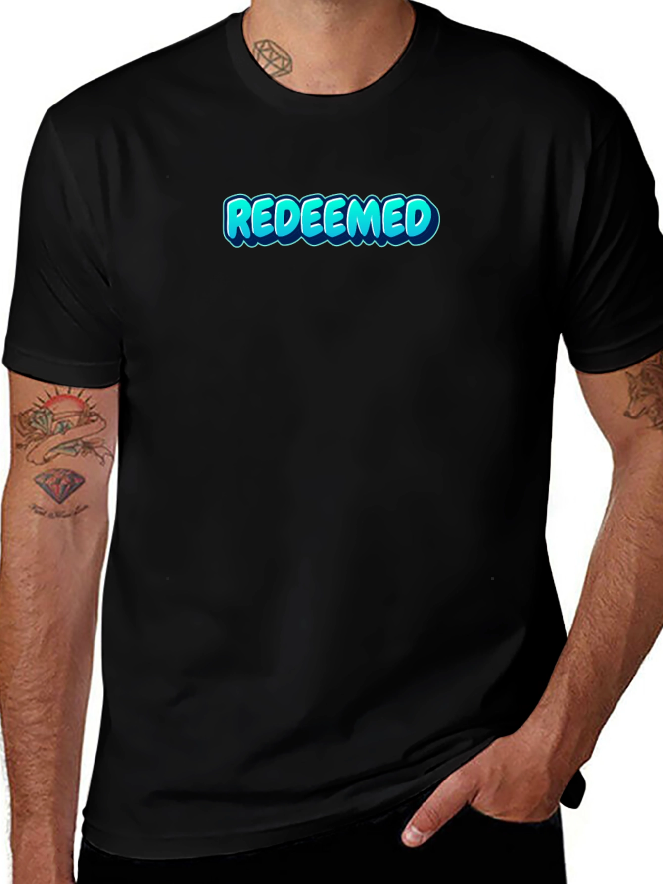 Variant 17 of Redeemed Graphic Tee - Soft Cotton Blend - Casual Style