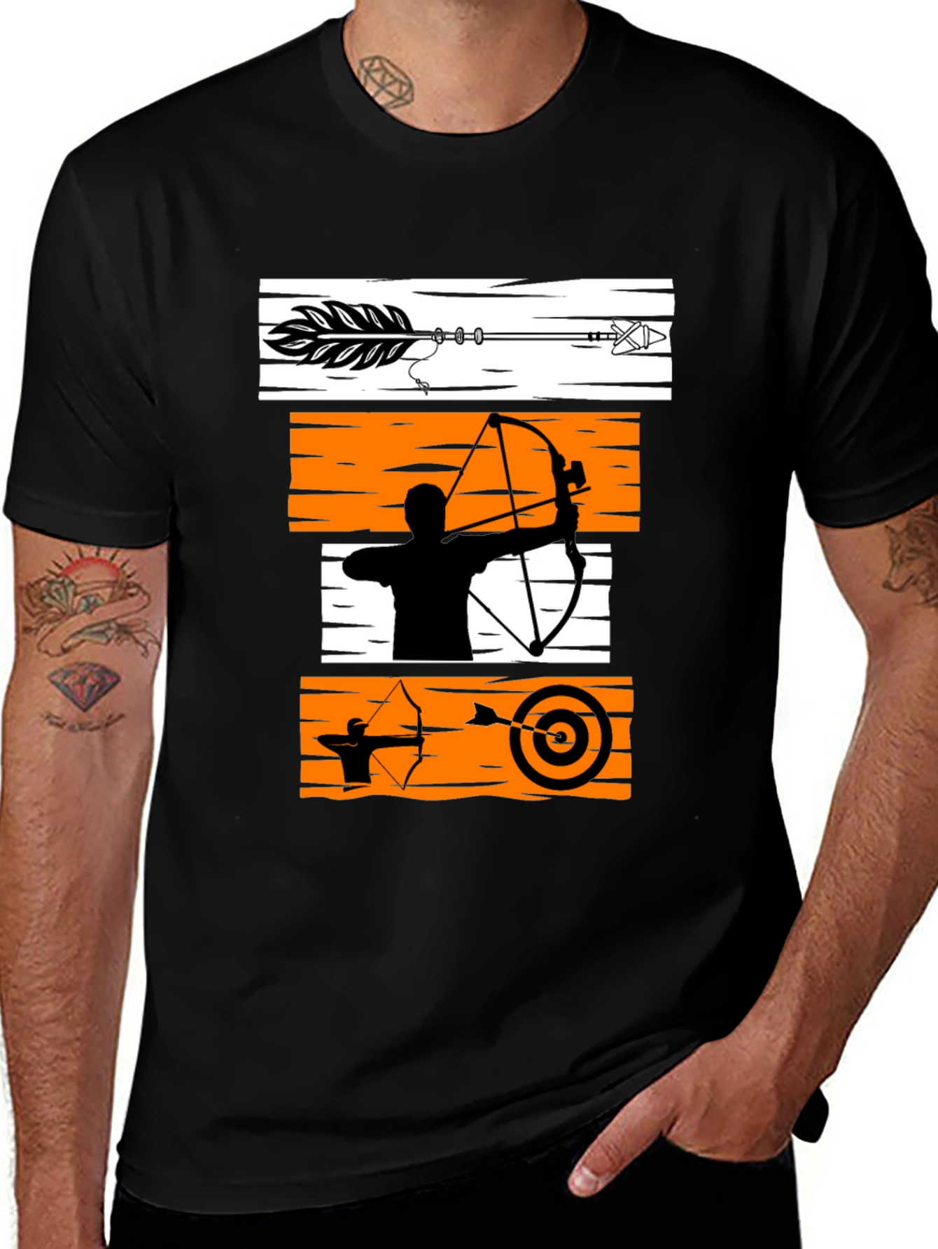 Variant 29 of Archery Graphic Tee - Target Practice T-Shirt