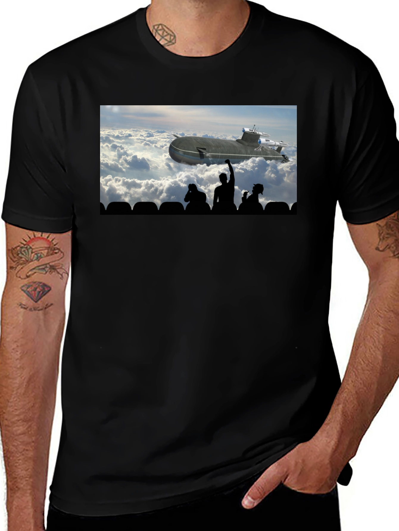 Variant 26 of Submarine Movie T-Shirt -  Cloud Scene
