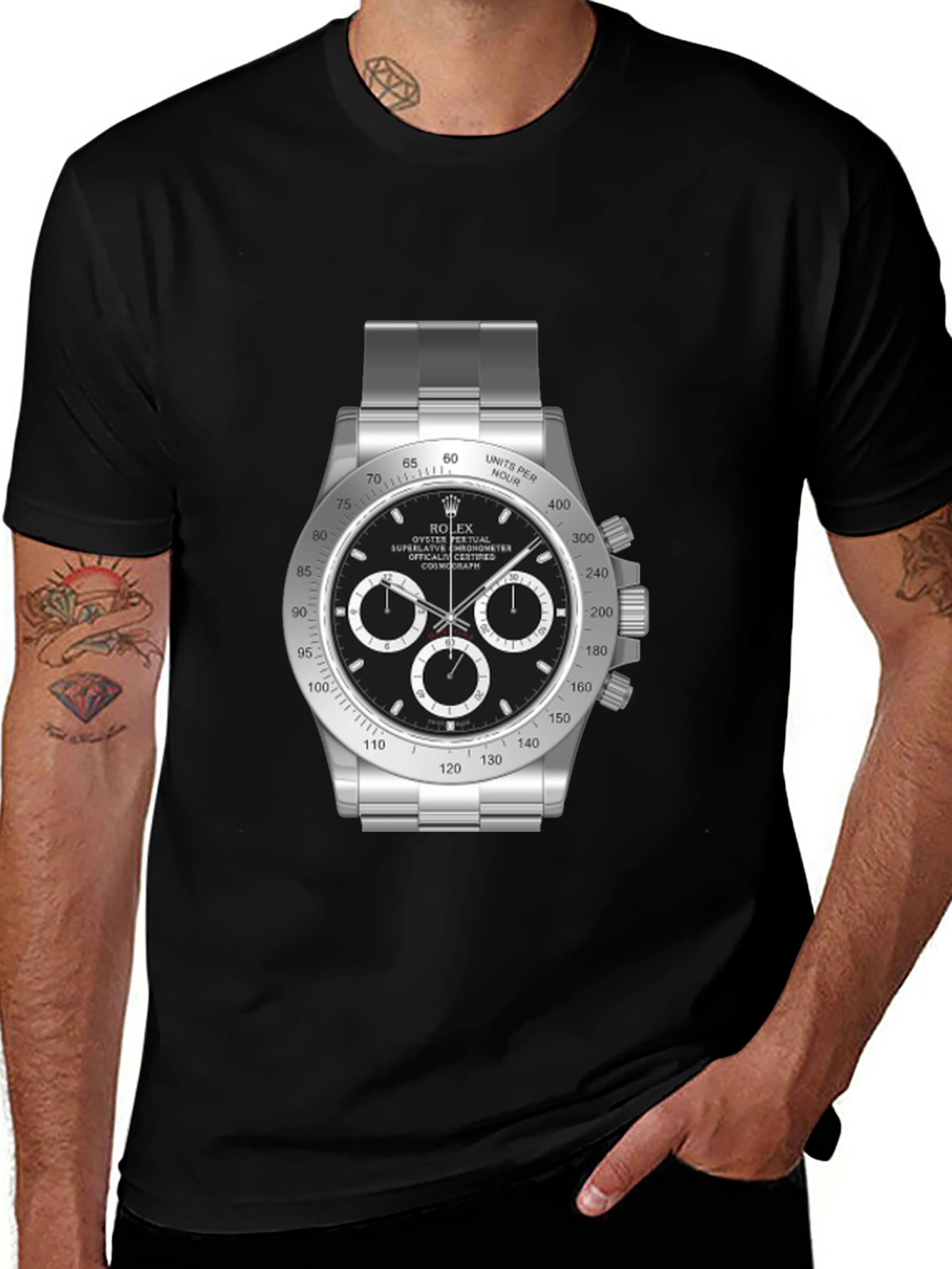 Rolex Daytona T-Shirt: Luxury Timepiece Fashion