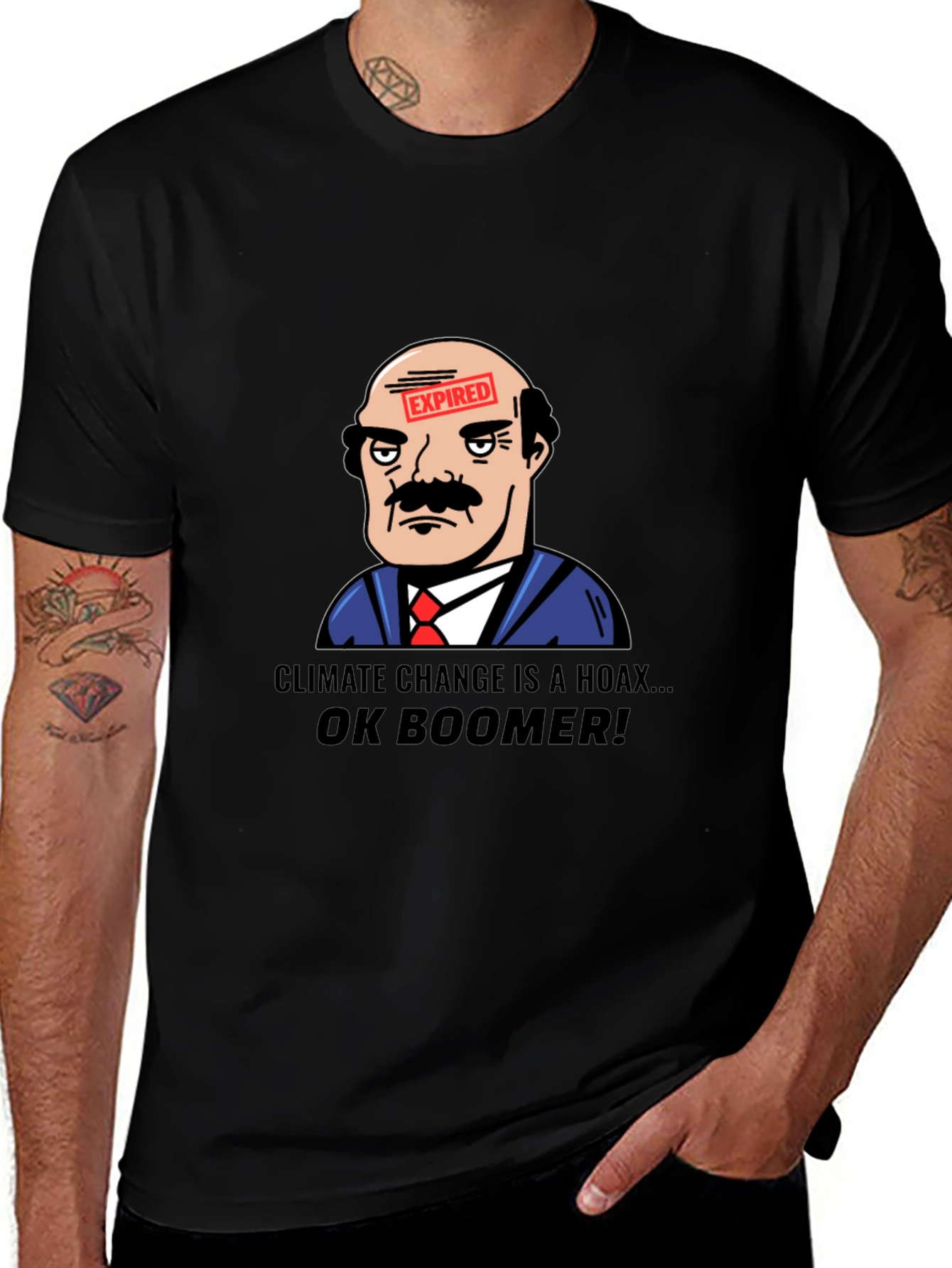 Variant 15 of Ok Boomer Expired Cartoon T-Shirt