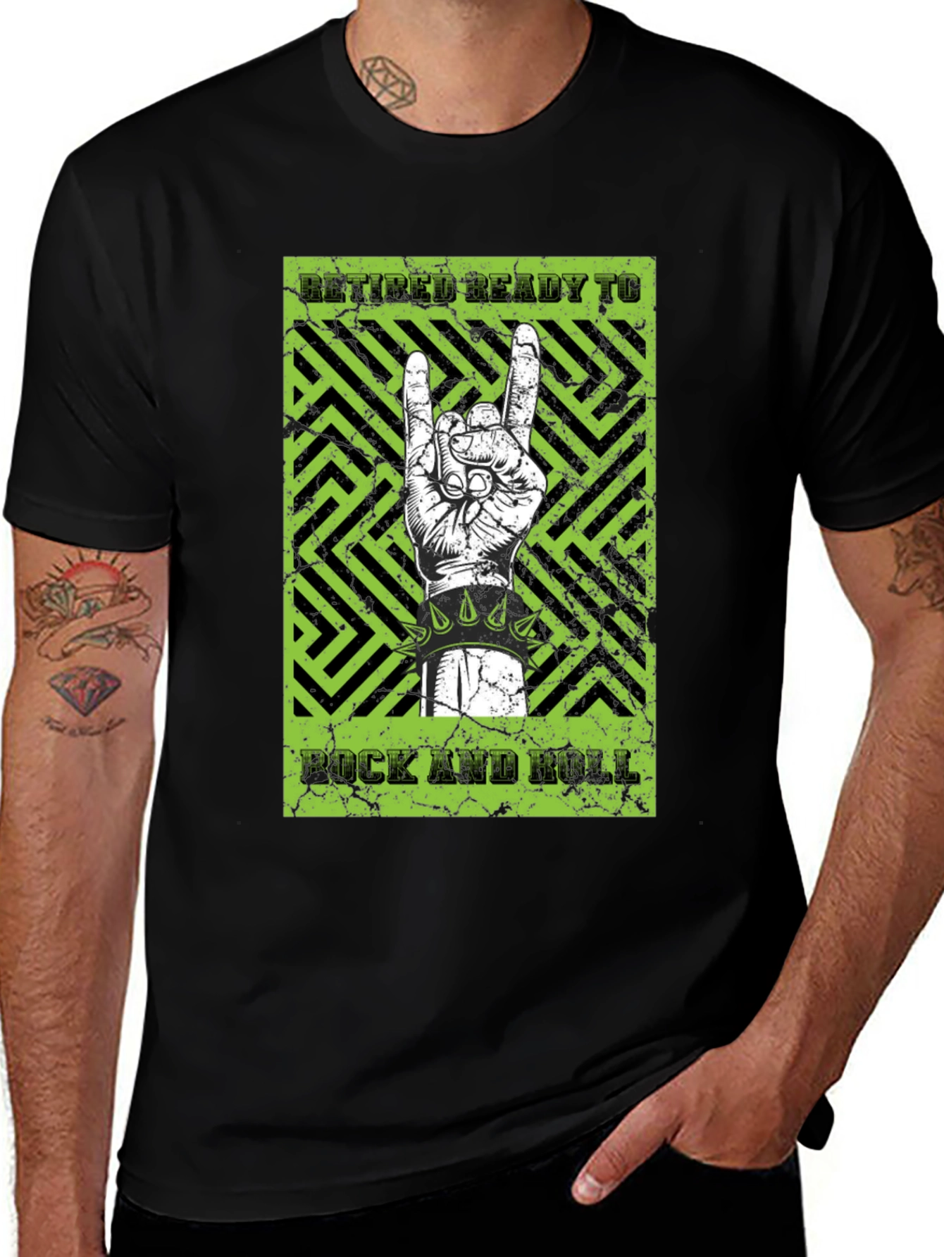 Variant 22 of Retired Ready to Rock & Roll Graphic T-Shirt
