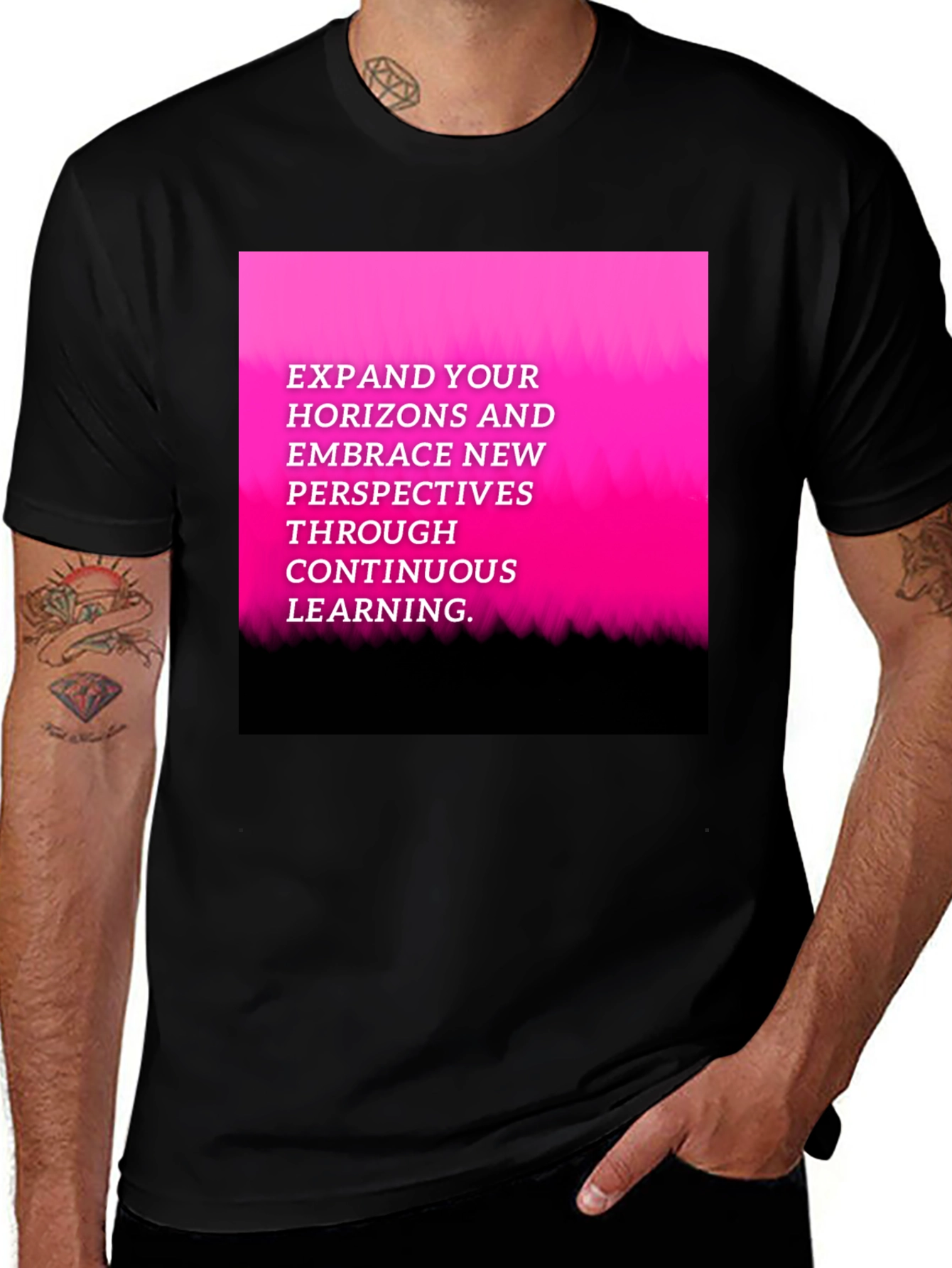 Variant 13 of Expand Horizons Learning T-Shirt