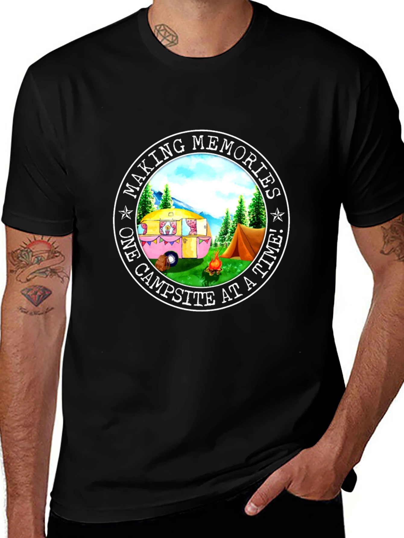 Variant 19 of Making Memories Camping Graphic Tee
