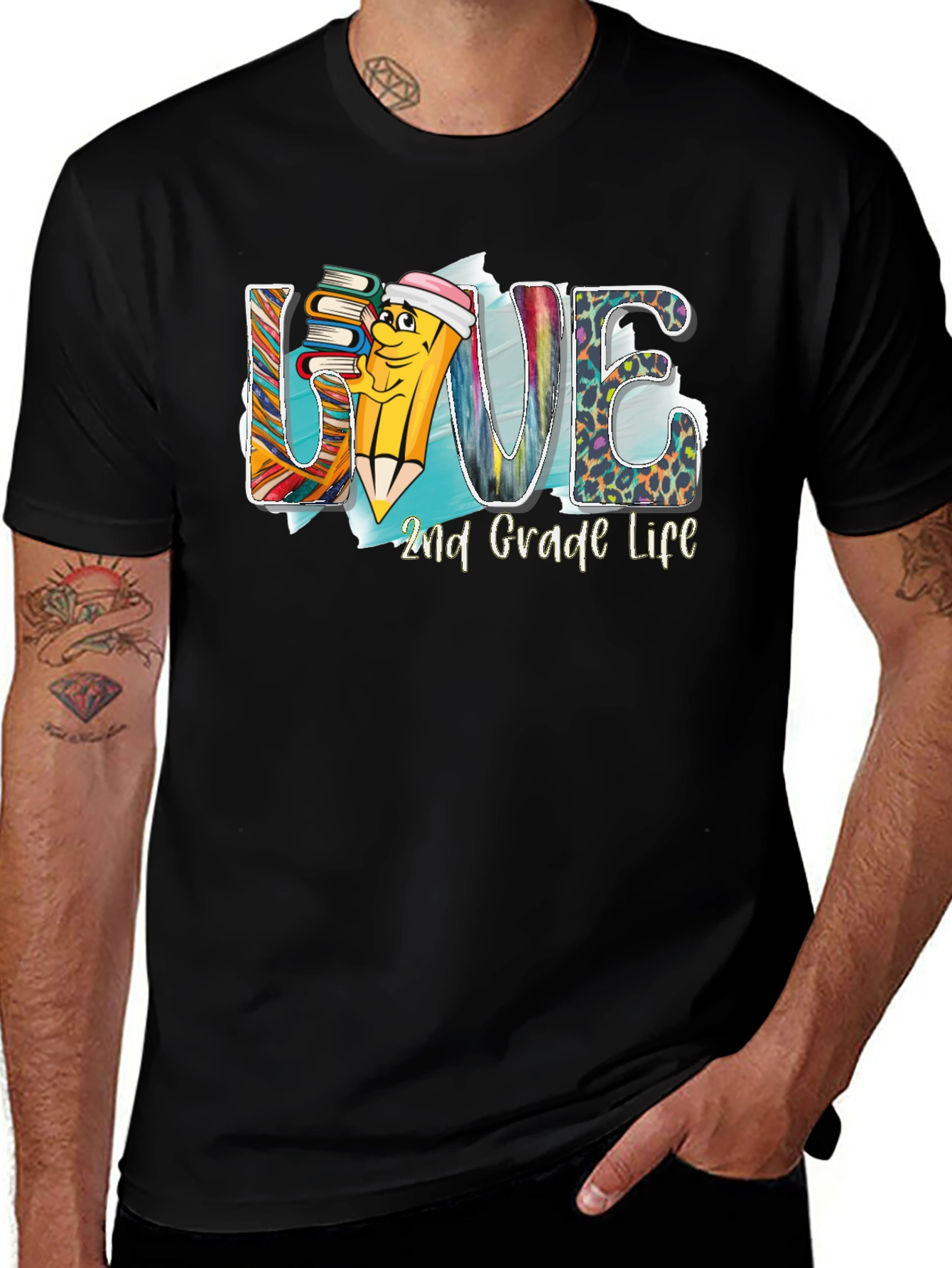 2nd Grade Life Graphic T-Shirt