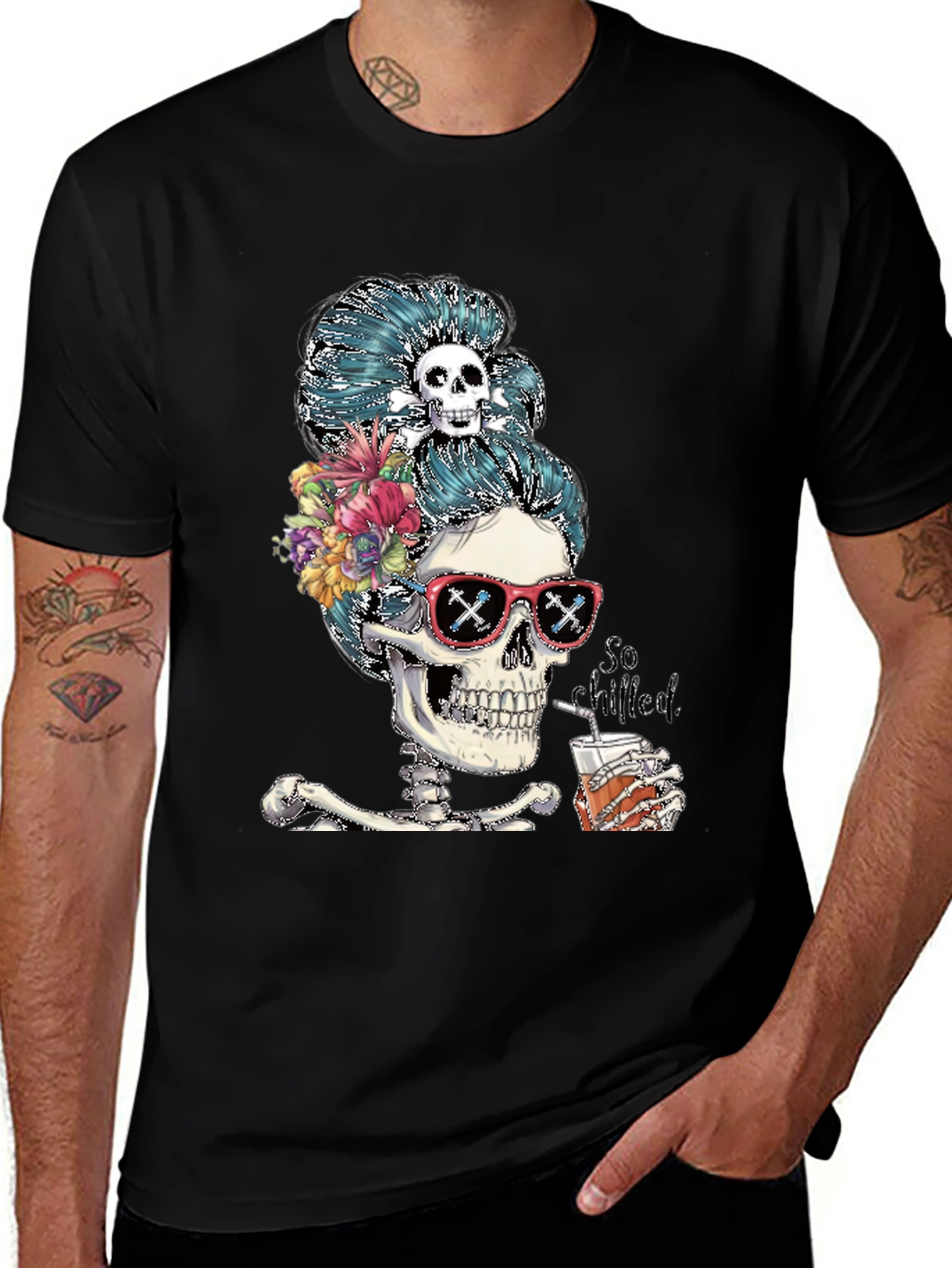 Variant 13 of Relaxed Skeleton T-Shirt