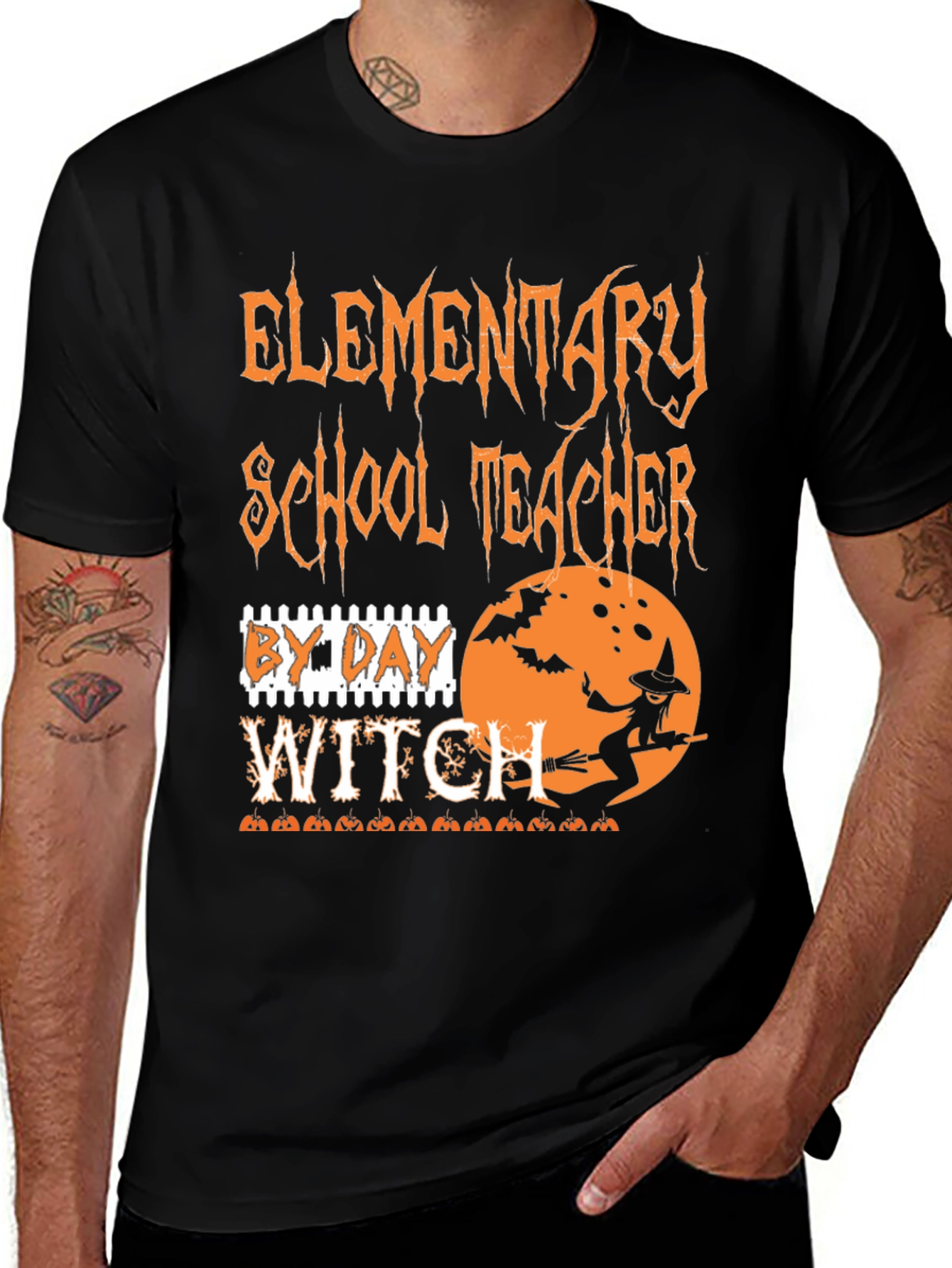 Variant 6 of Elementary Teacher Halloween T-Shirt