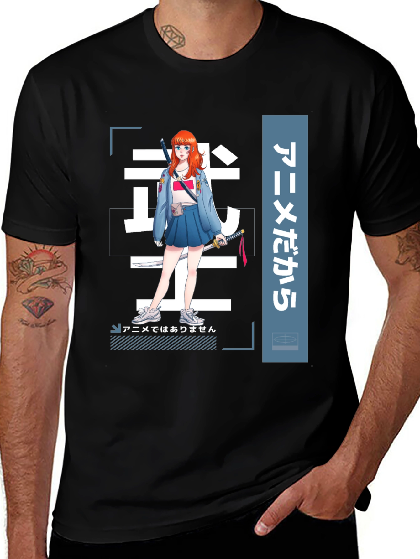 Variant 28 of Anime Girl Graphic Tee - Stylish Manga T-Shirt