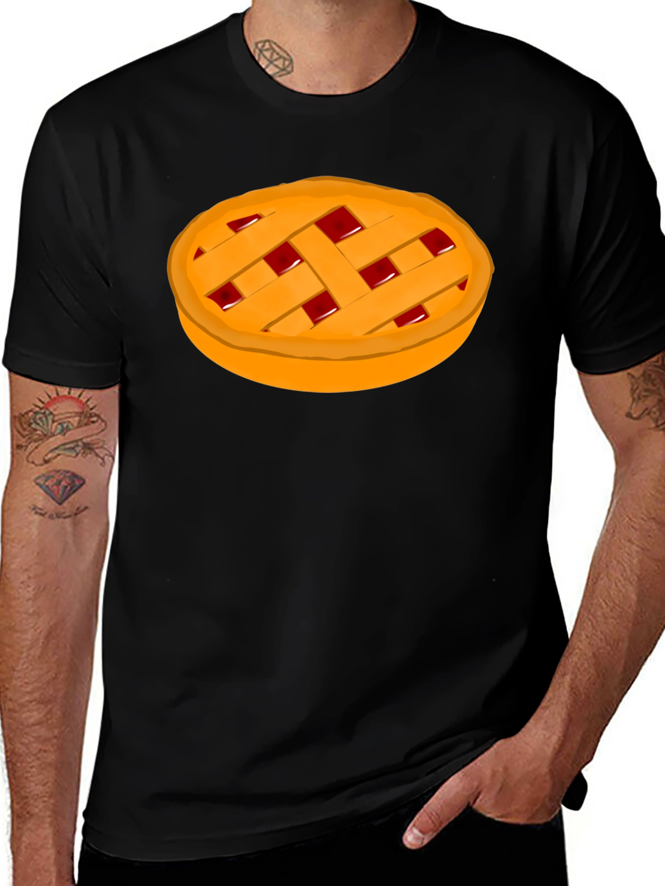 Variant 3 of Pie Graphic Tee - Delicious Design