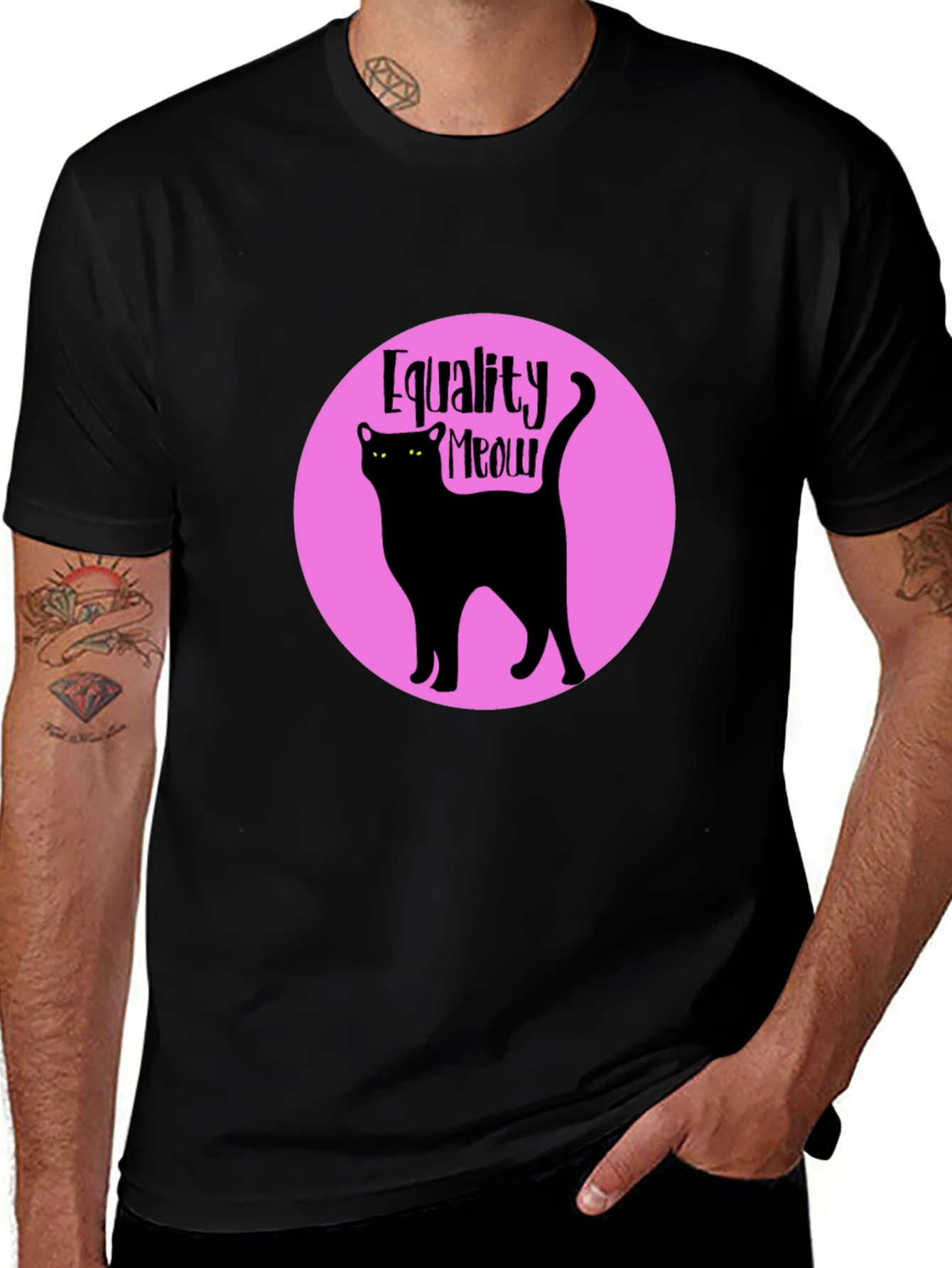Variant 9 of Equality Meow Cat T-Shirt