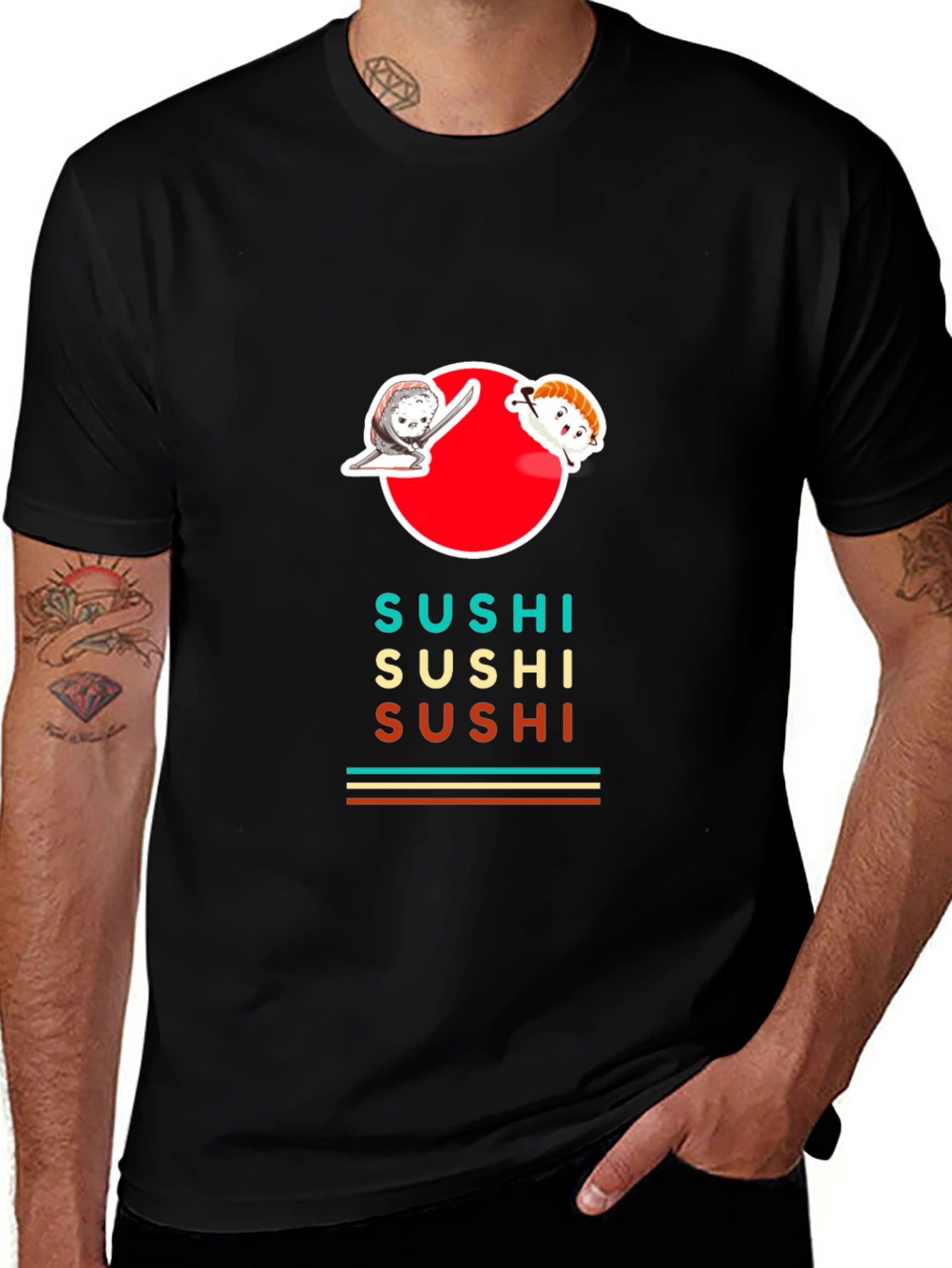 Variant 11 of Sushi Graphic Tee | Unisex Crewneck T-Shirt