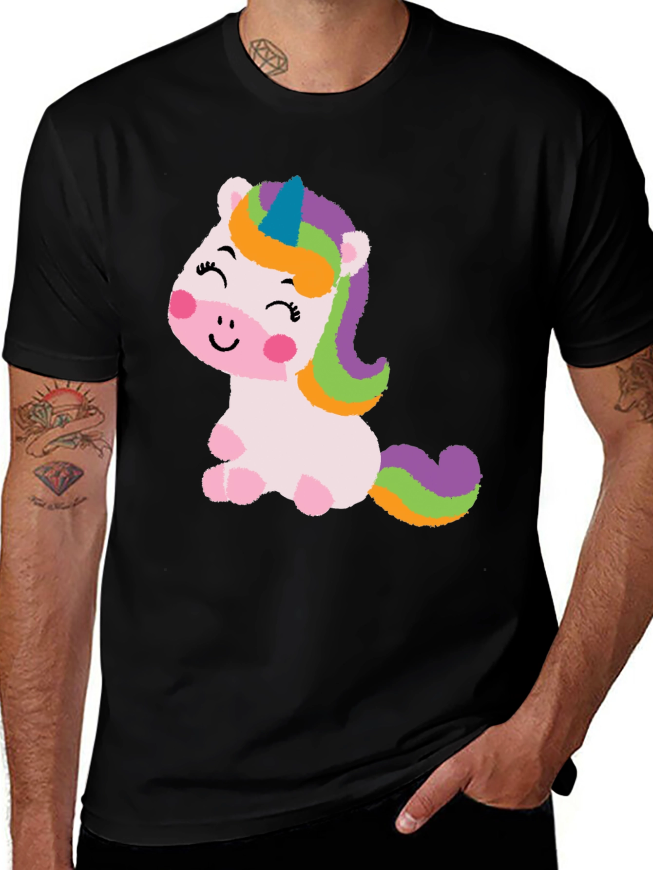 Variant 24 of Unicorn Graphic Tee - Cute Kawaii Style Shirt