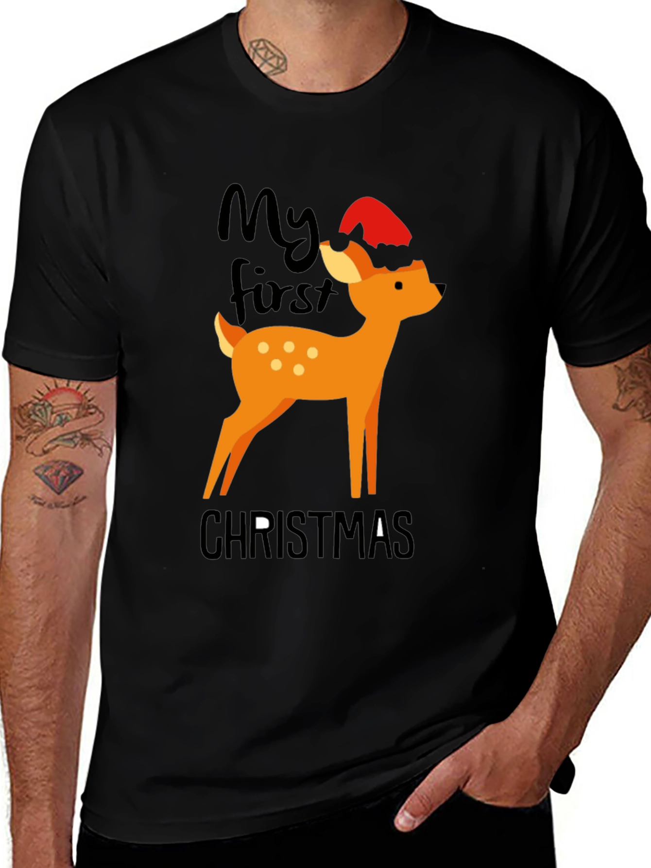 My First Christmas Deer Graphic Tee