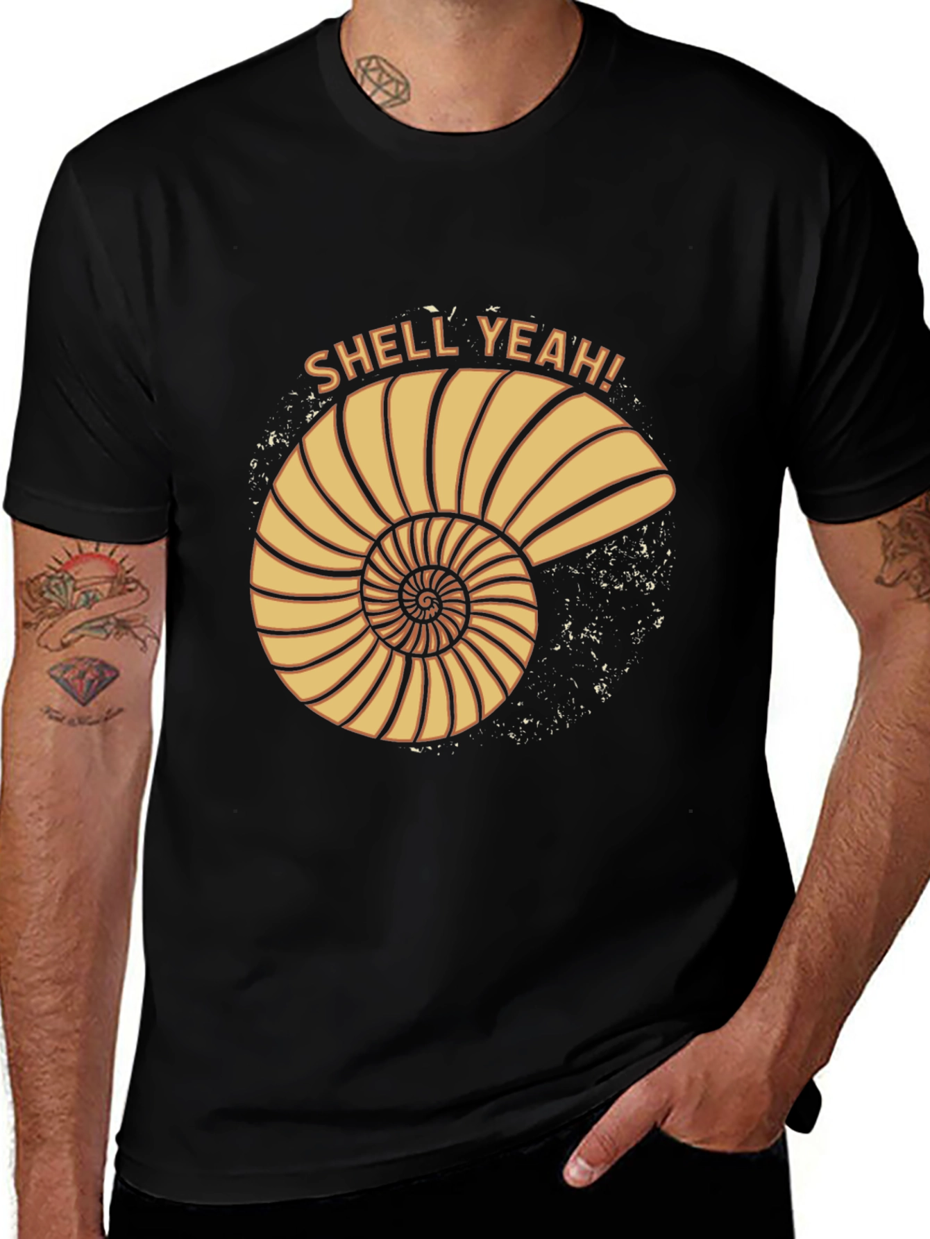 Shell Yeah! Graphic Tee - Quirky Seashell Design