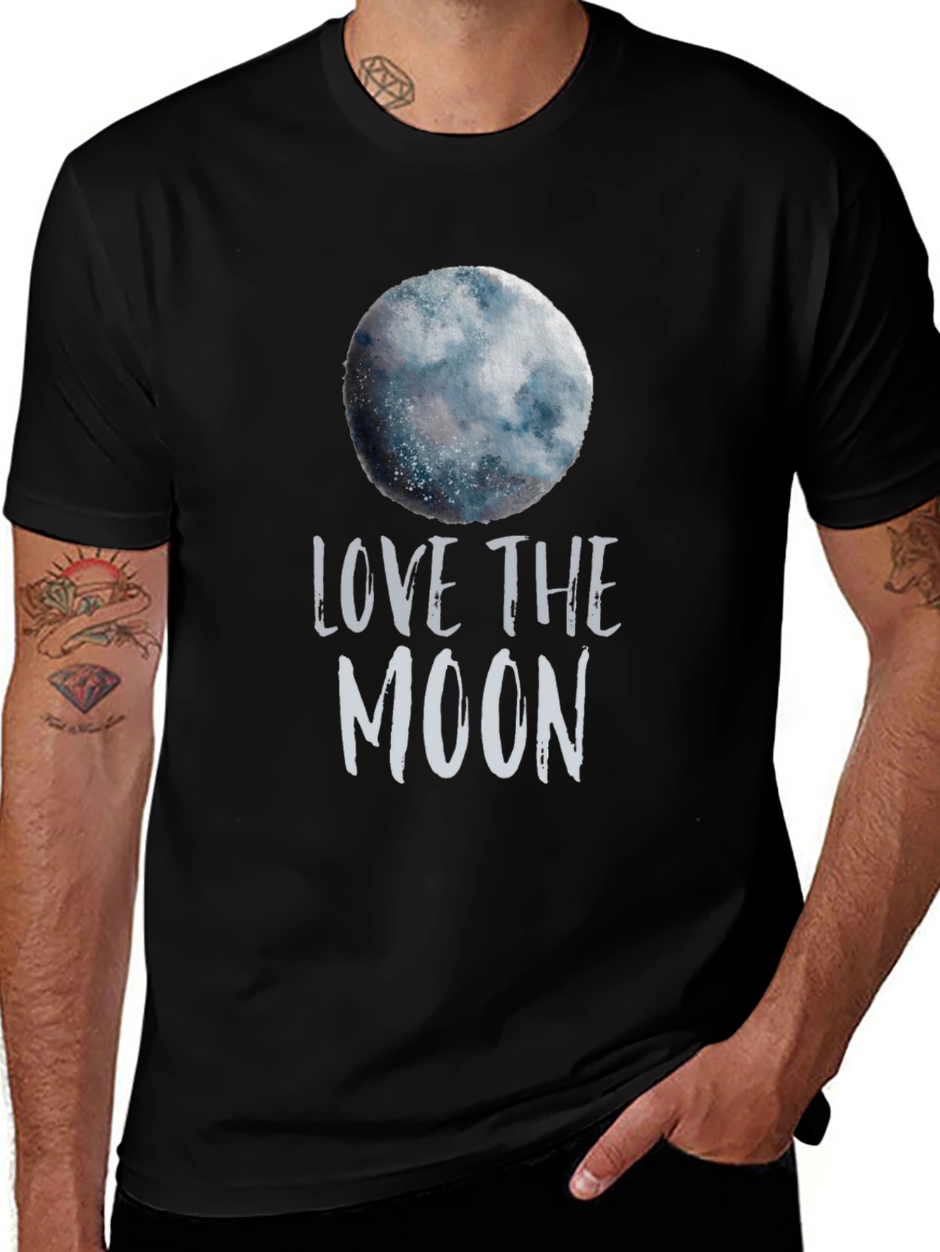 Variant 19 of Love The Moon Graphic T-Shirt