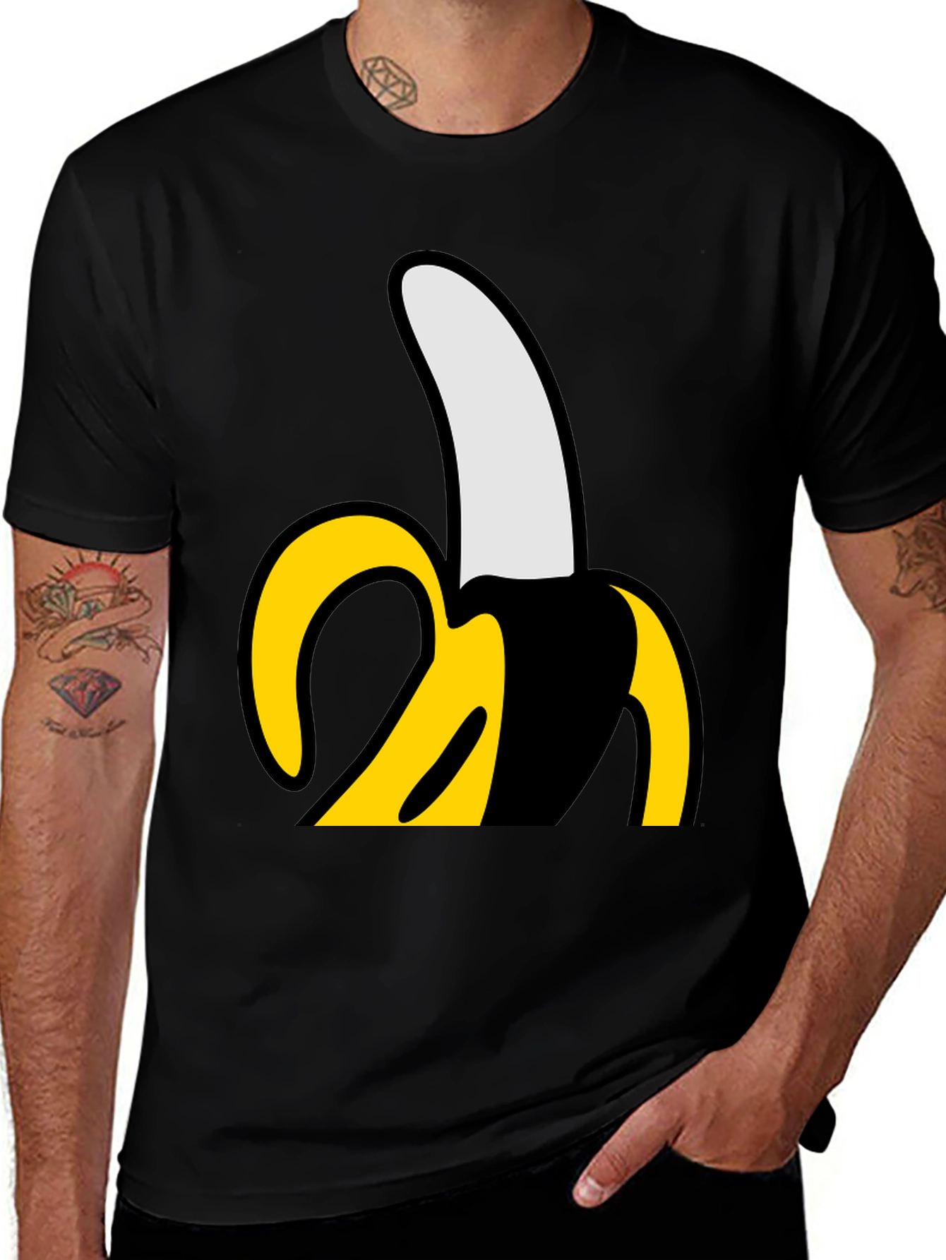 Variant 3 of Banana Graphic Tee - Peel Out in Style!