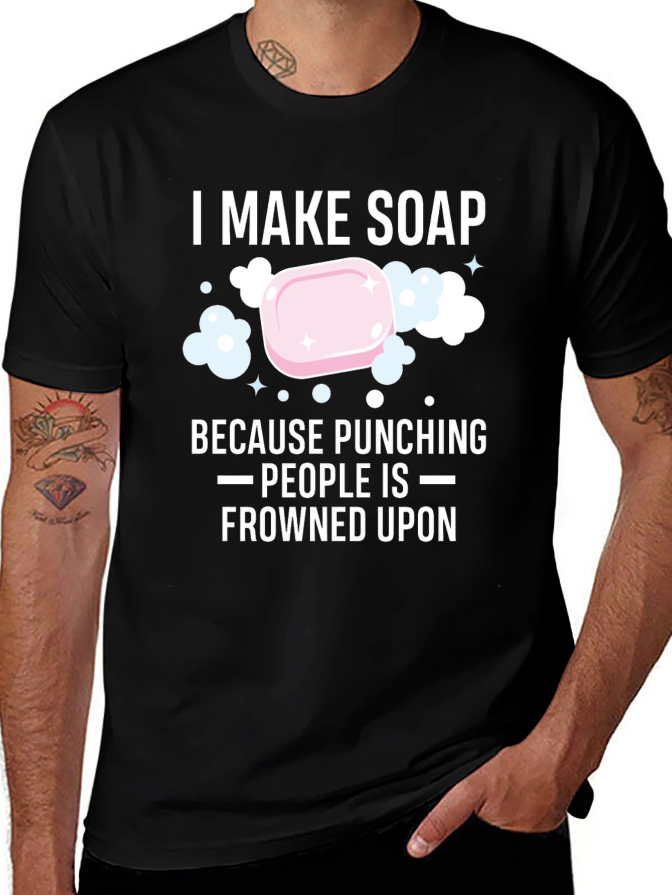 I Make Soap Funny Graphic T-Shirt