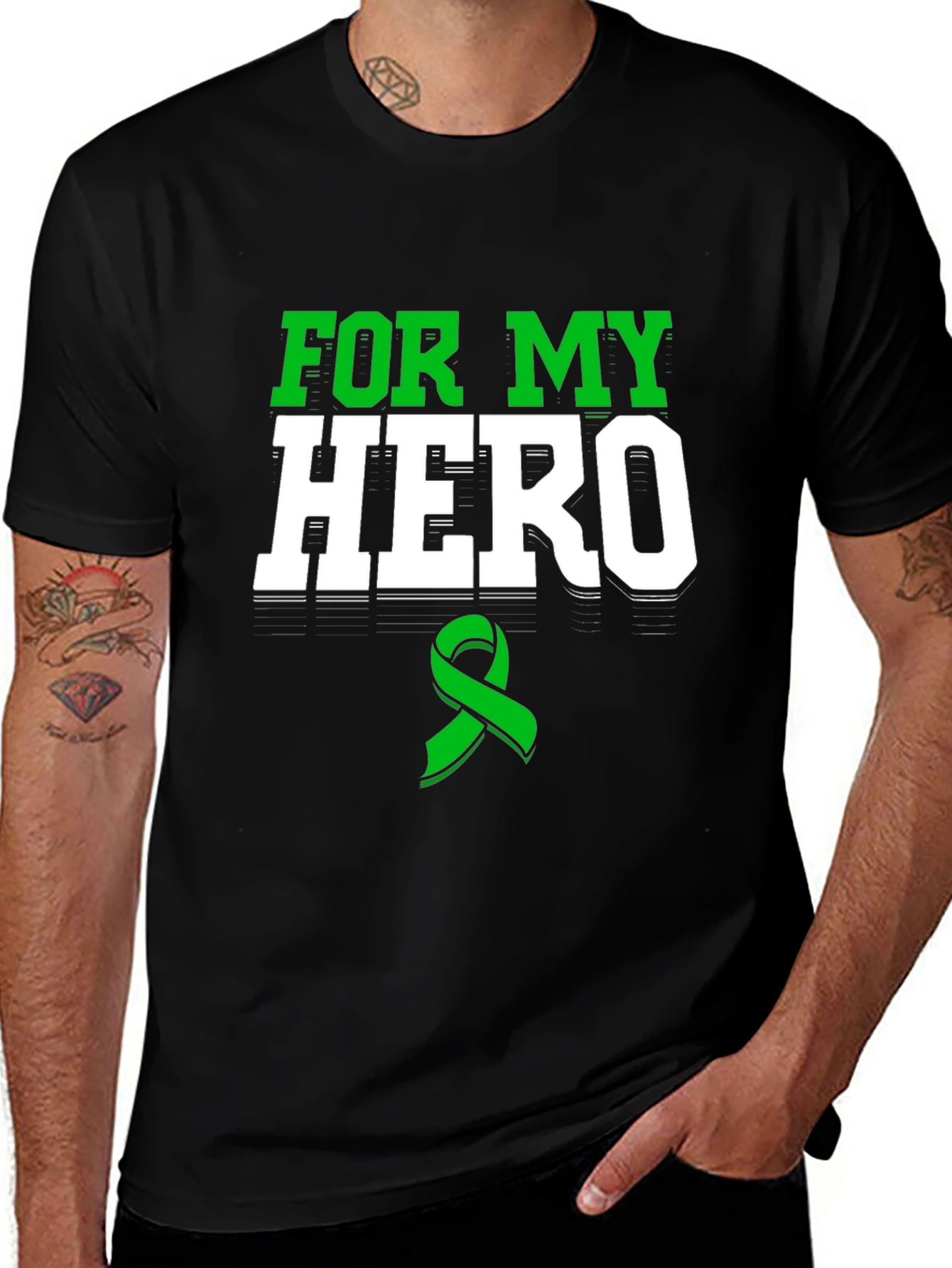 Variant 15 of For My Hero Ribbon Graphic T-Shirt