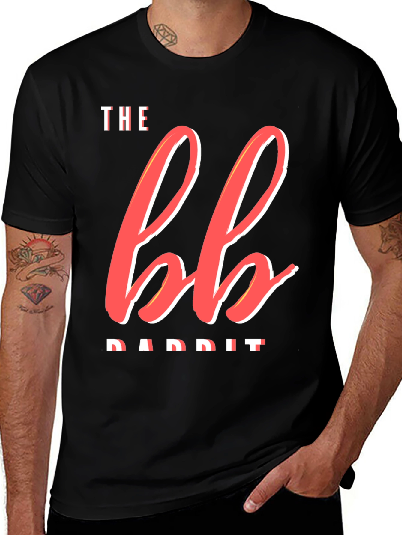 Variant 18 of The BB Rabbit Black T-Shirt