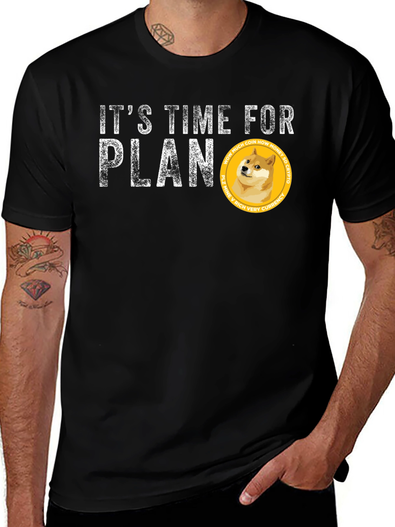 Doge Crypto Plan T-Shirt - Much Coin, Very Currency