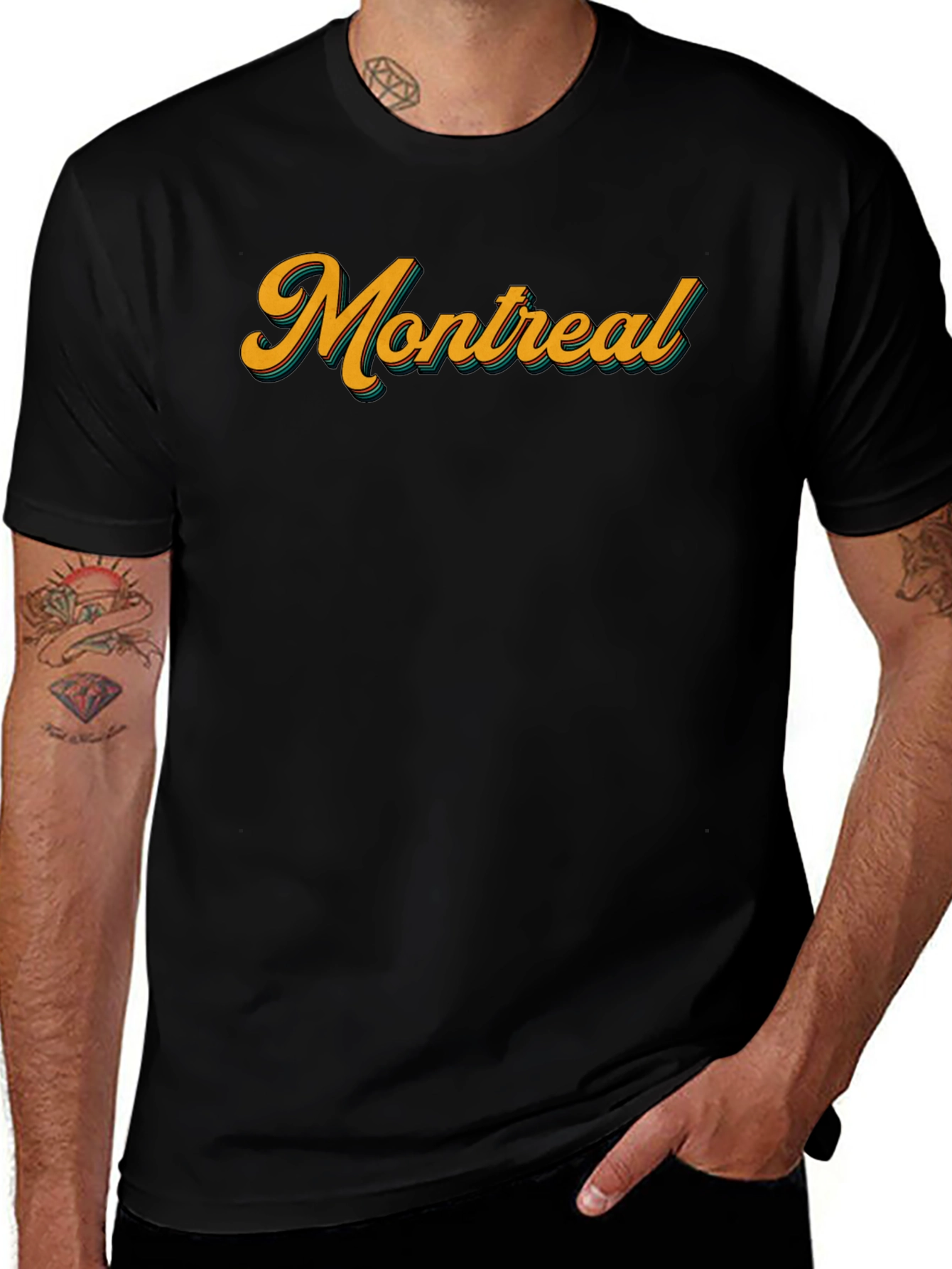 Montreal Graphic T-Shirt - Retro Design
