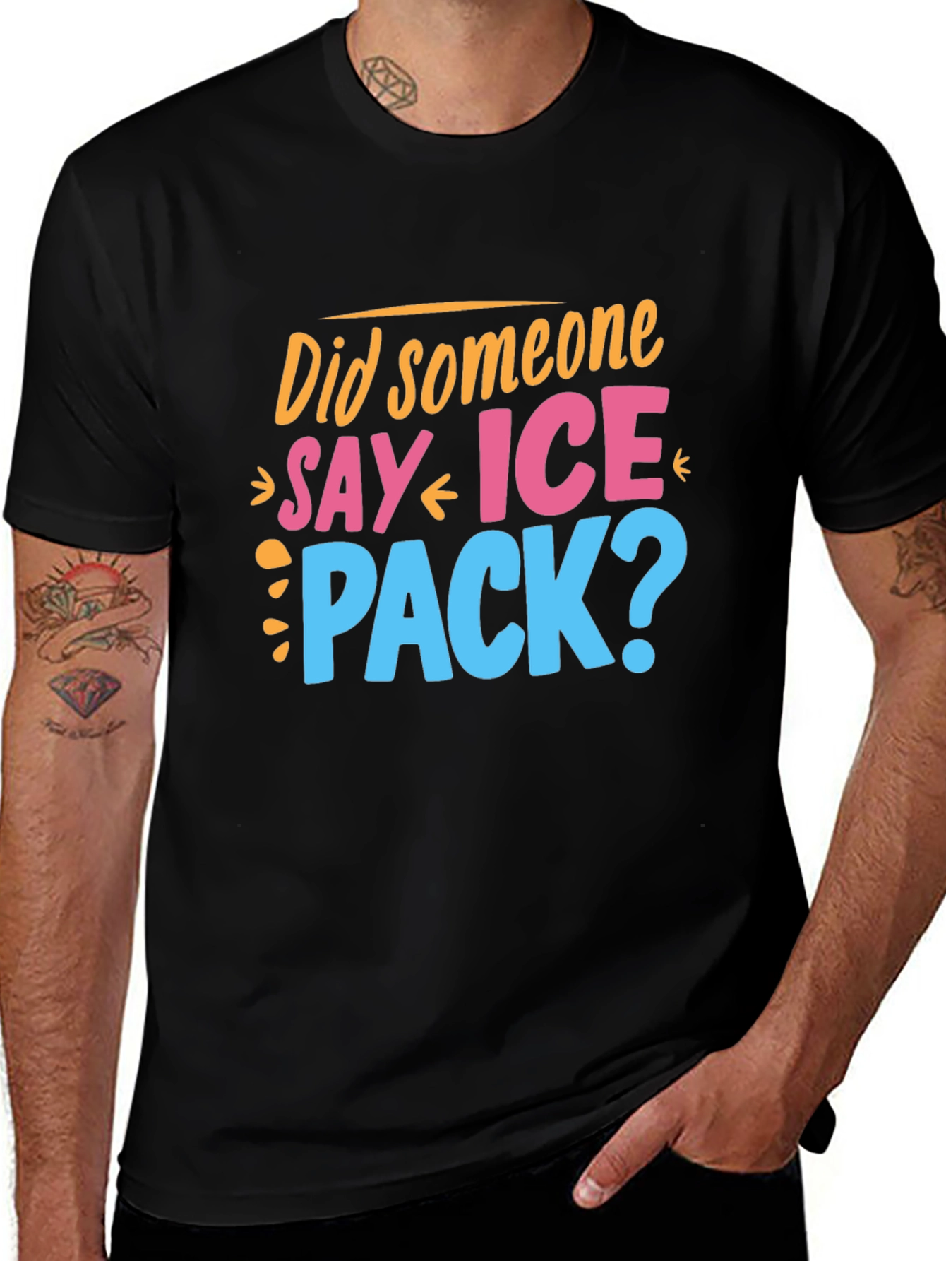 Variant 14 of Funny Ice Pack T-Shirt - Quirky Graphic Tee