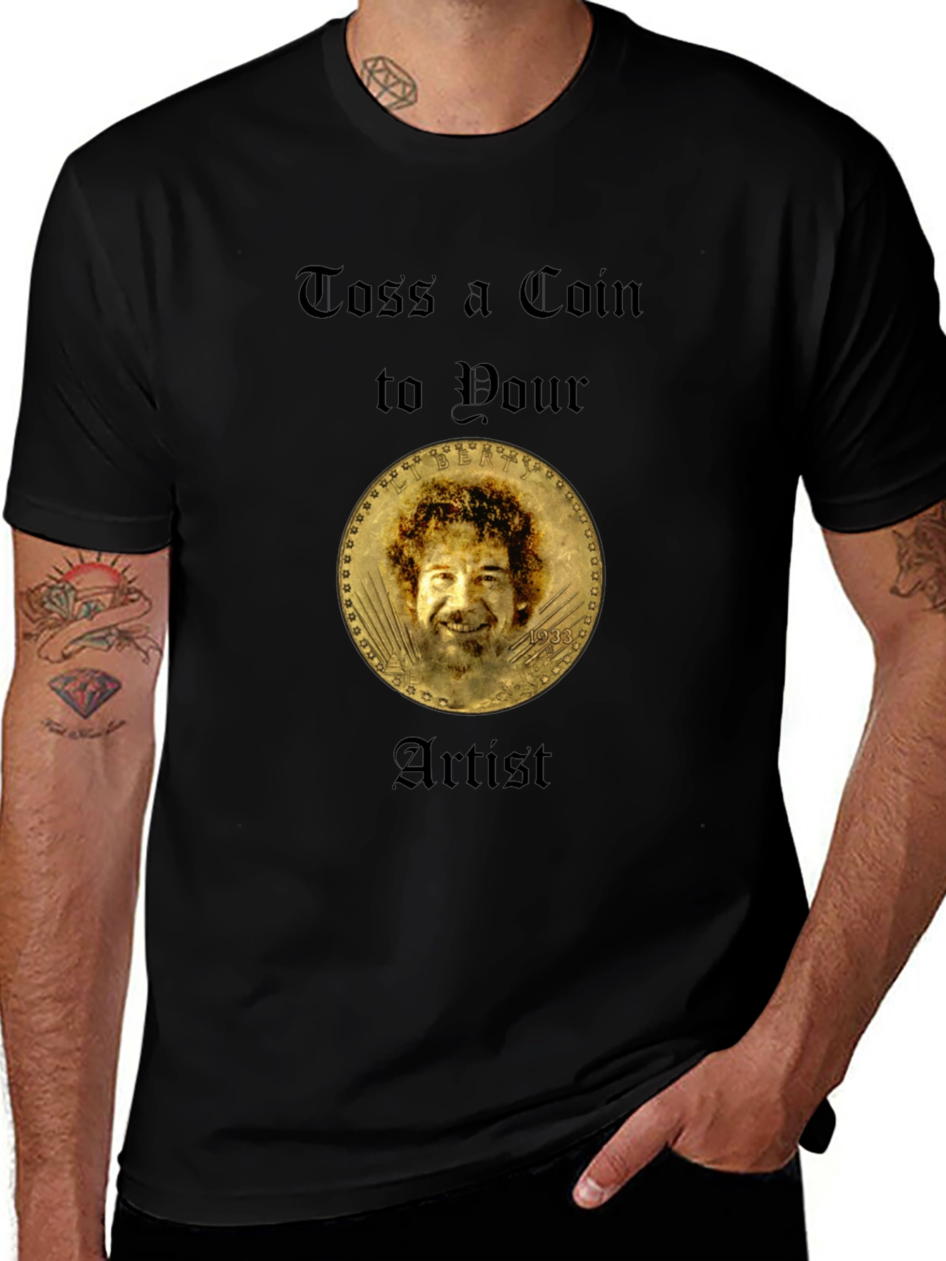 Variant 11 of Toss a Coin to Your Artist Graphic T-Shirt