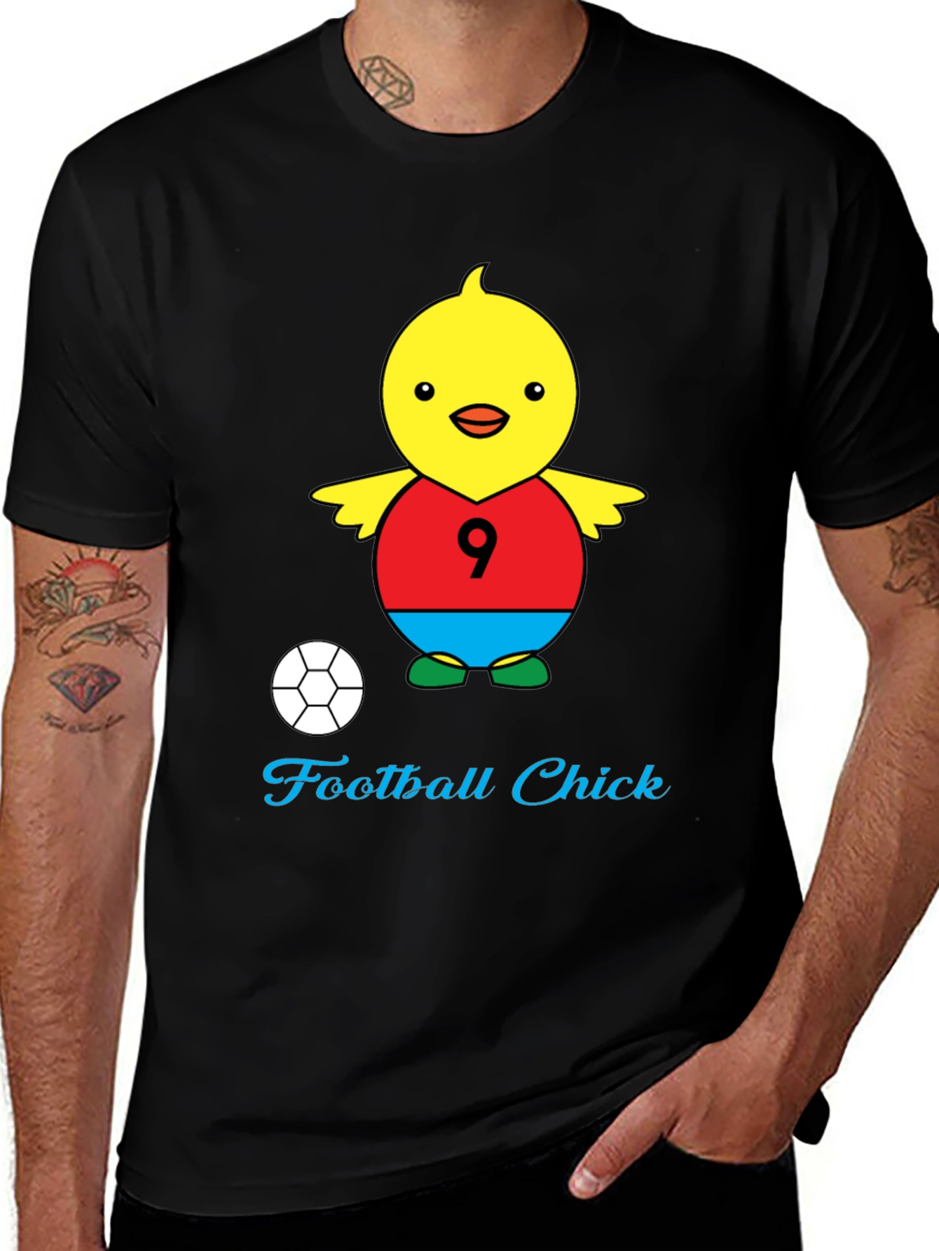 Football Chick Graphic T-Shirt