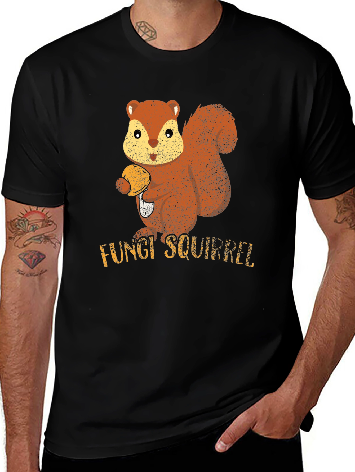 Variant 22 of Fungi Squirrel Graphic Tee - Unisex