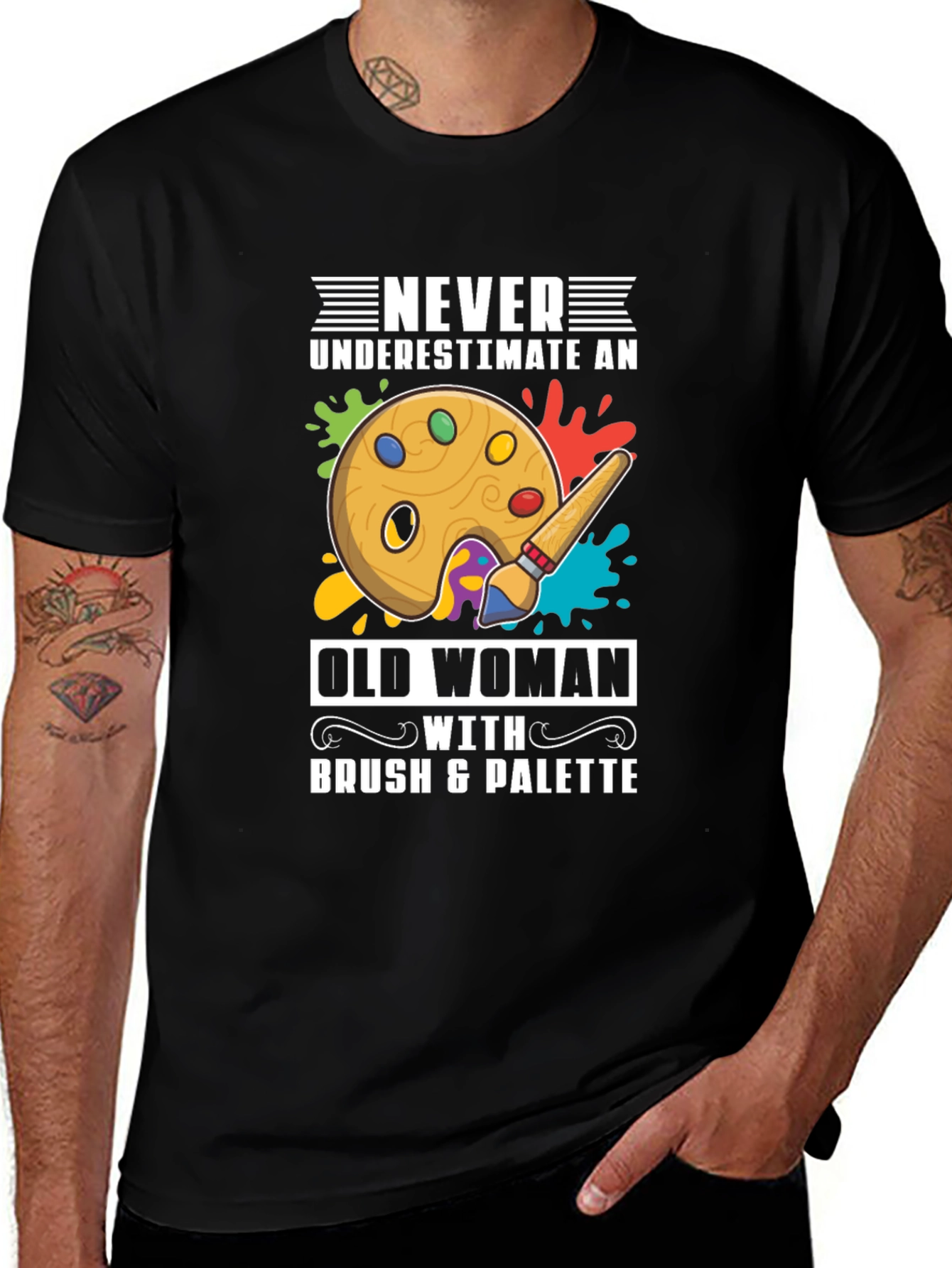 Never Underestimate an Old Woman T-Shirt