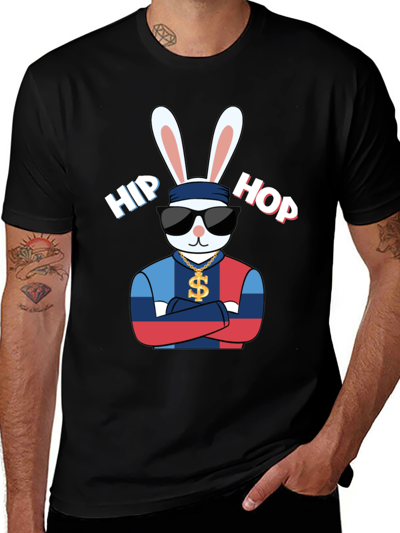 Variant 24 of Hip Hop Rabbit T-Shirt