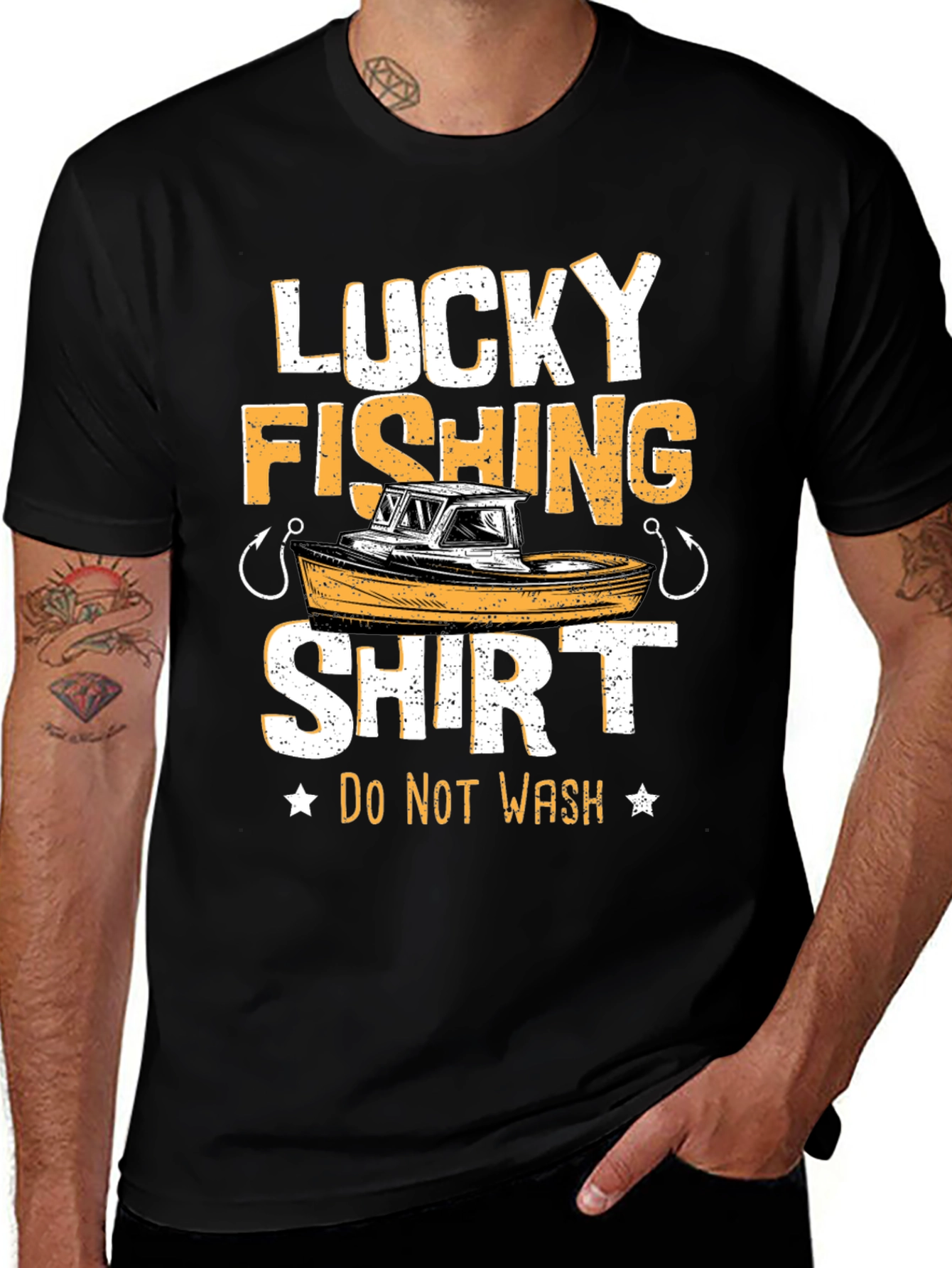 Lucky Fishing Shirt - Men's Graphic Tee