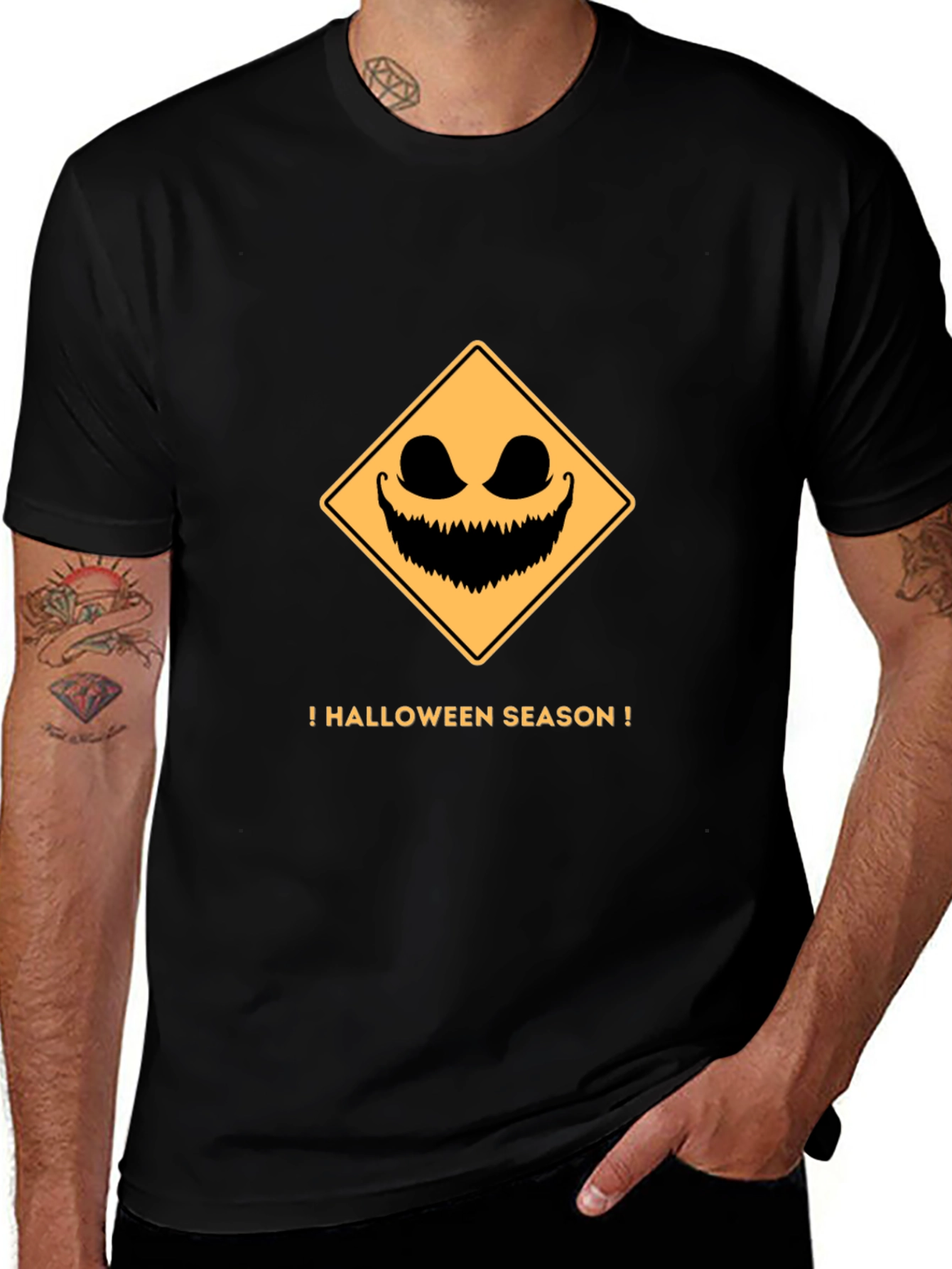 Variant 17 of Halloween Season Men's Black T-Shirt