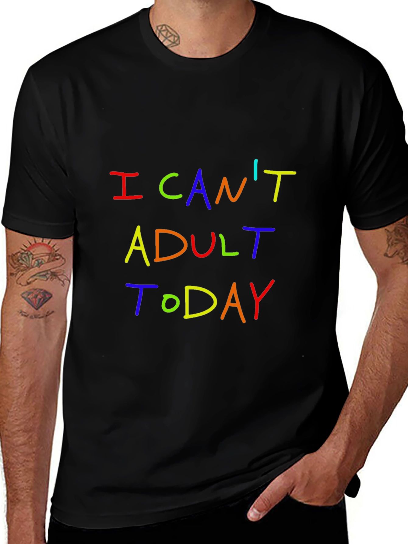 Variant 26 of I Can't Adult Today Graphic T-Shirt