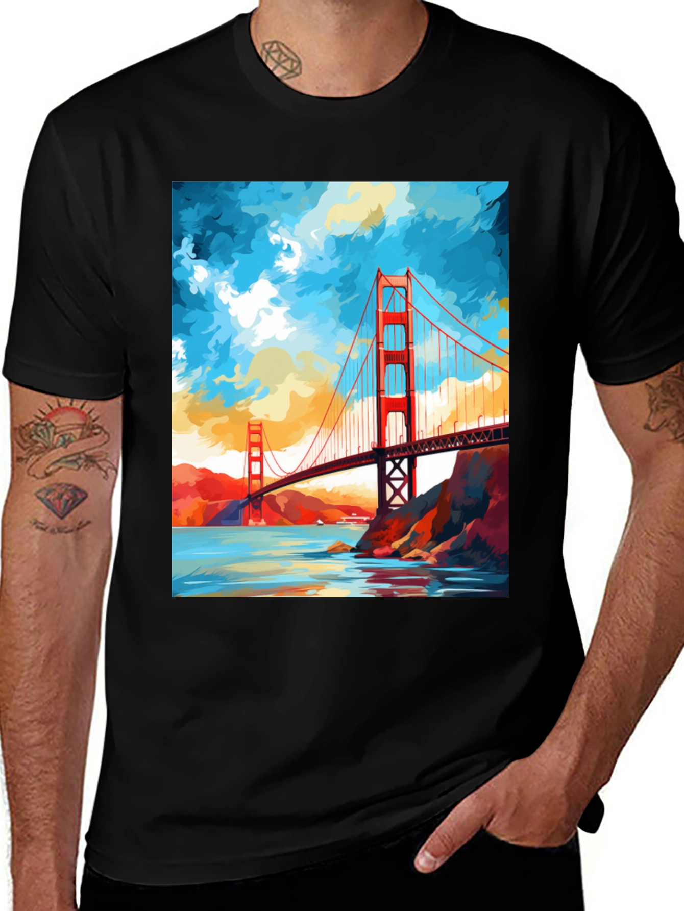 Golden Gate Bridge Graphic Tee