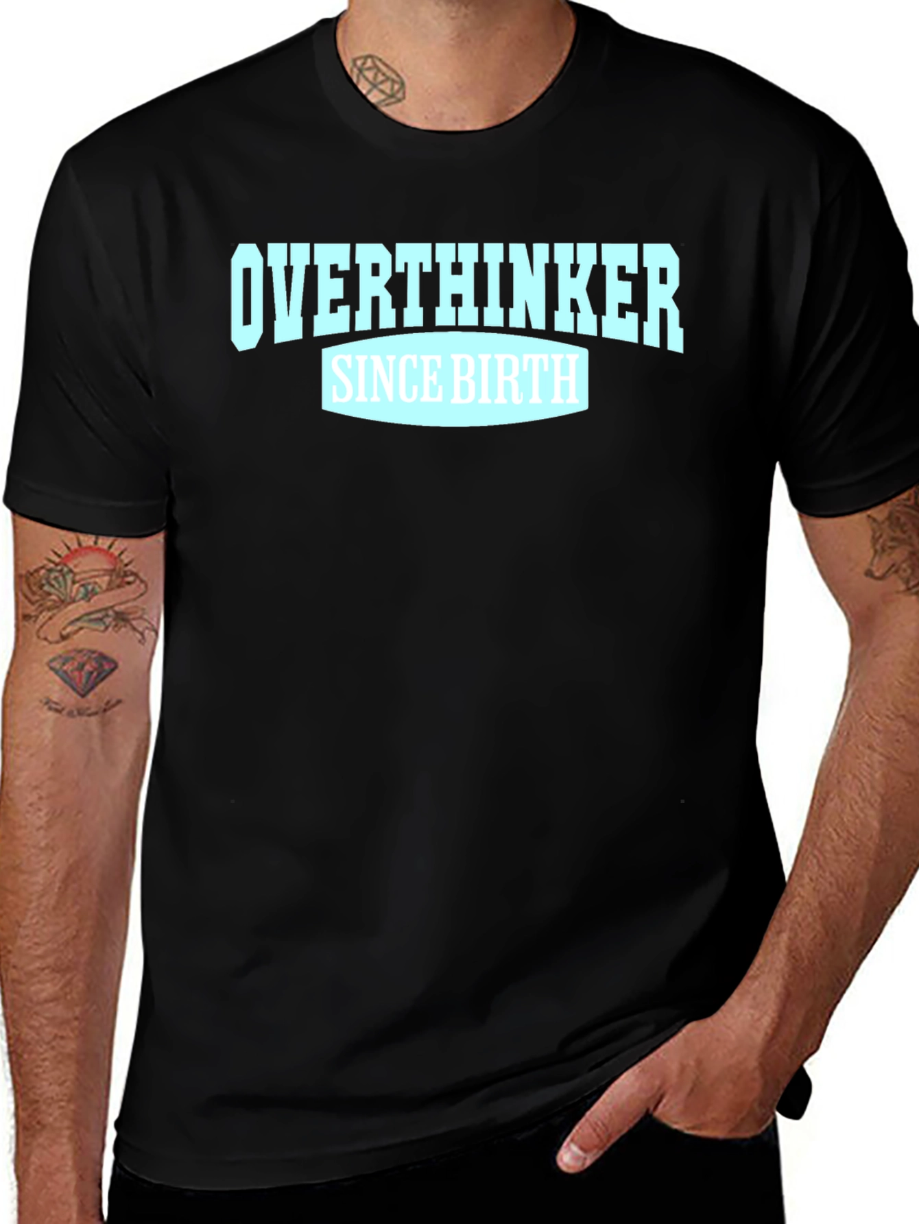 Variant 27 of Overthinker Since Birth Graphic Tee