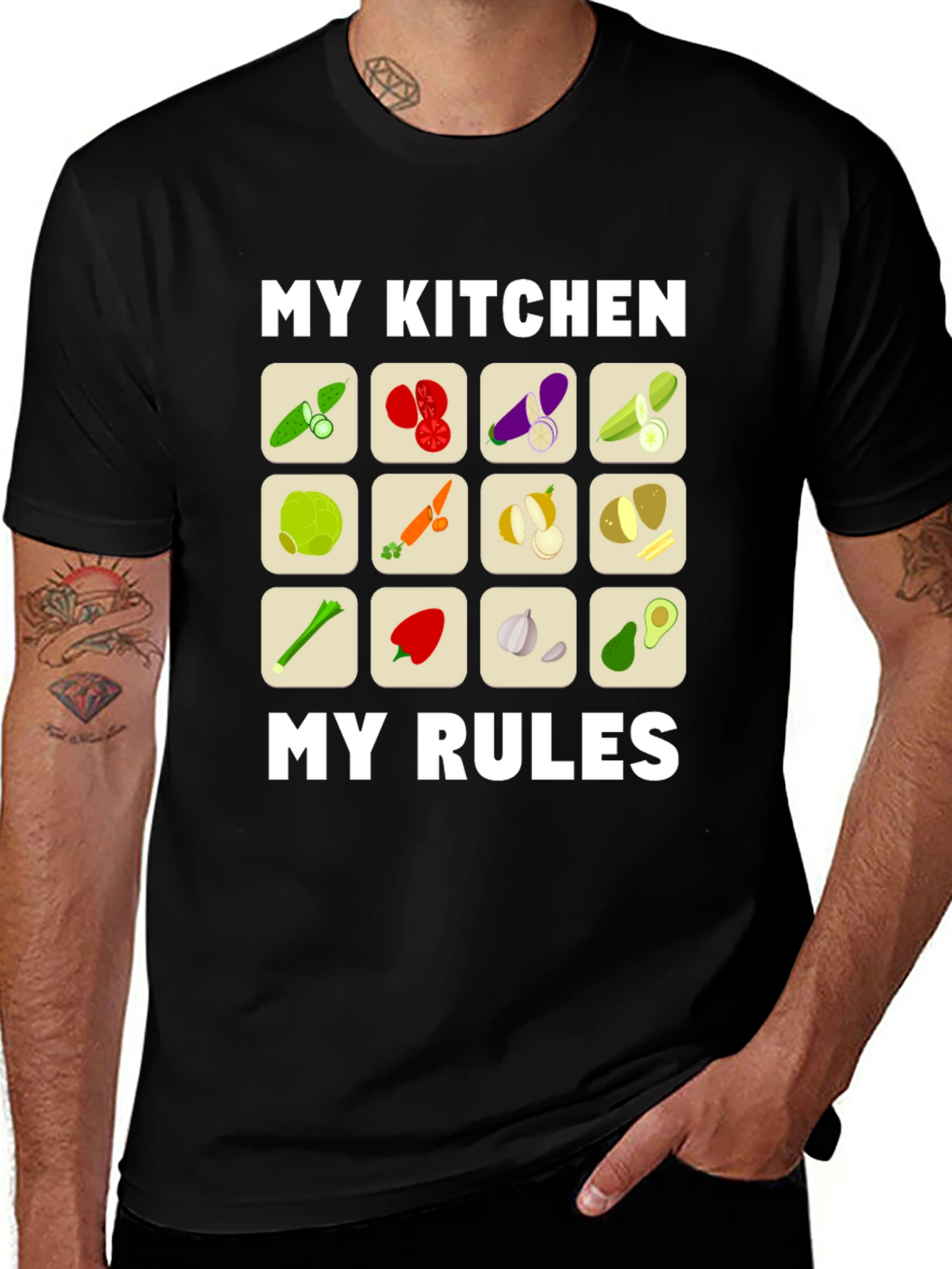 My Kitchen My Rules T-Shirt, Cooking Lover Tee