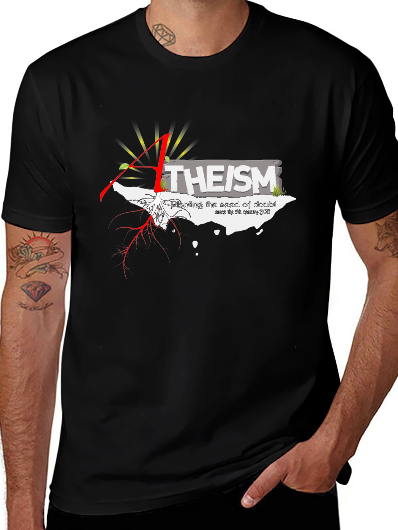 A-Theism Graphic T-Shirt