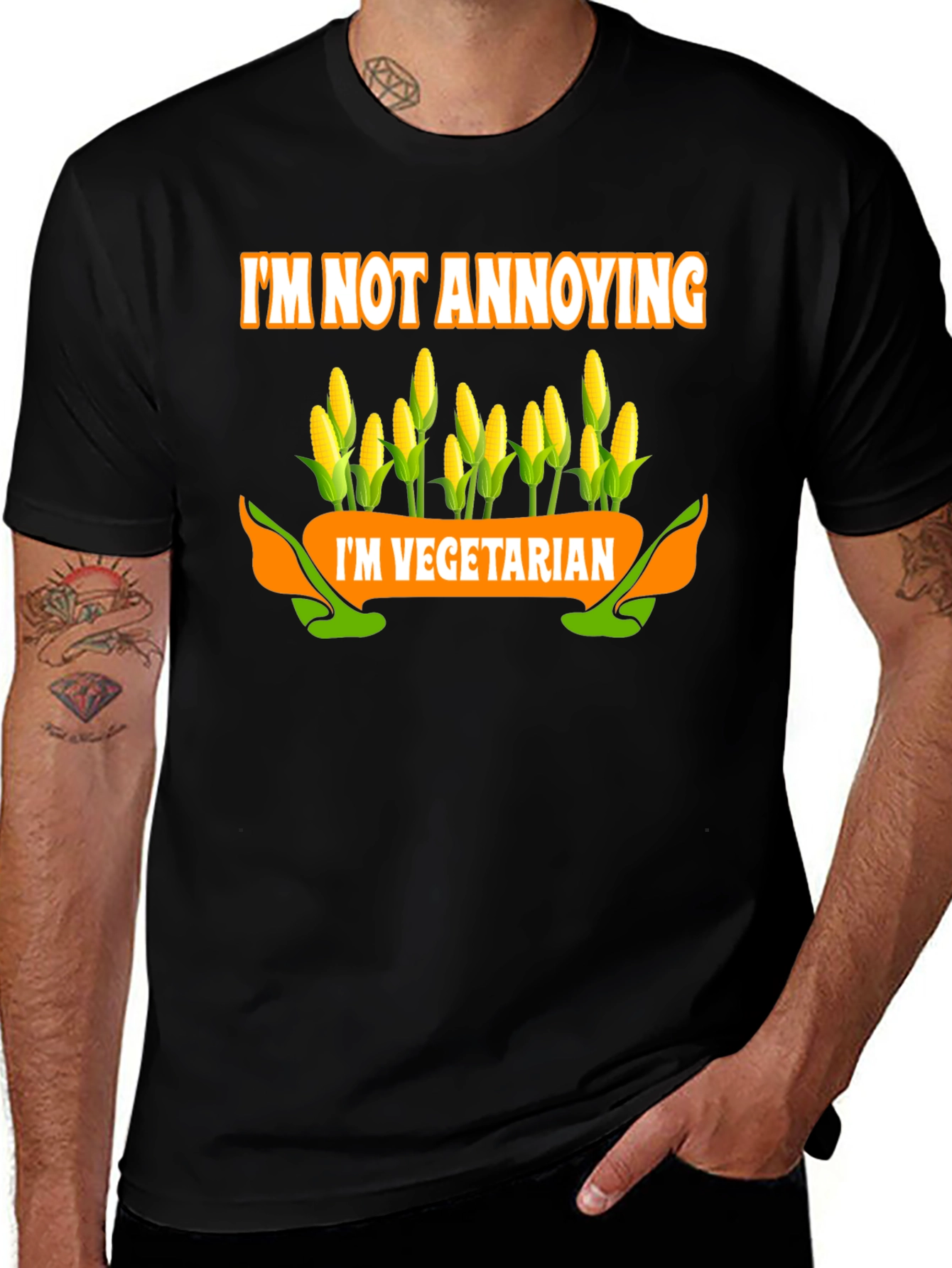 Variant 22 of I'm Not Annoying I'm Vegetarian T-Shirt