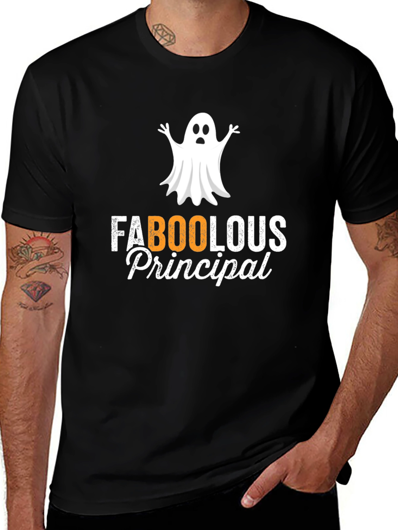 Faboolous Principal Ghost Graphic T-Shirt
