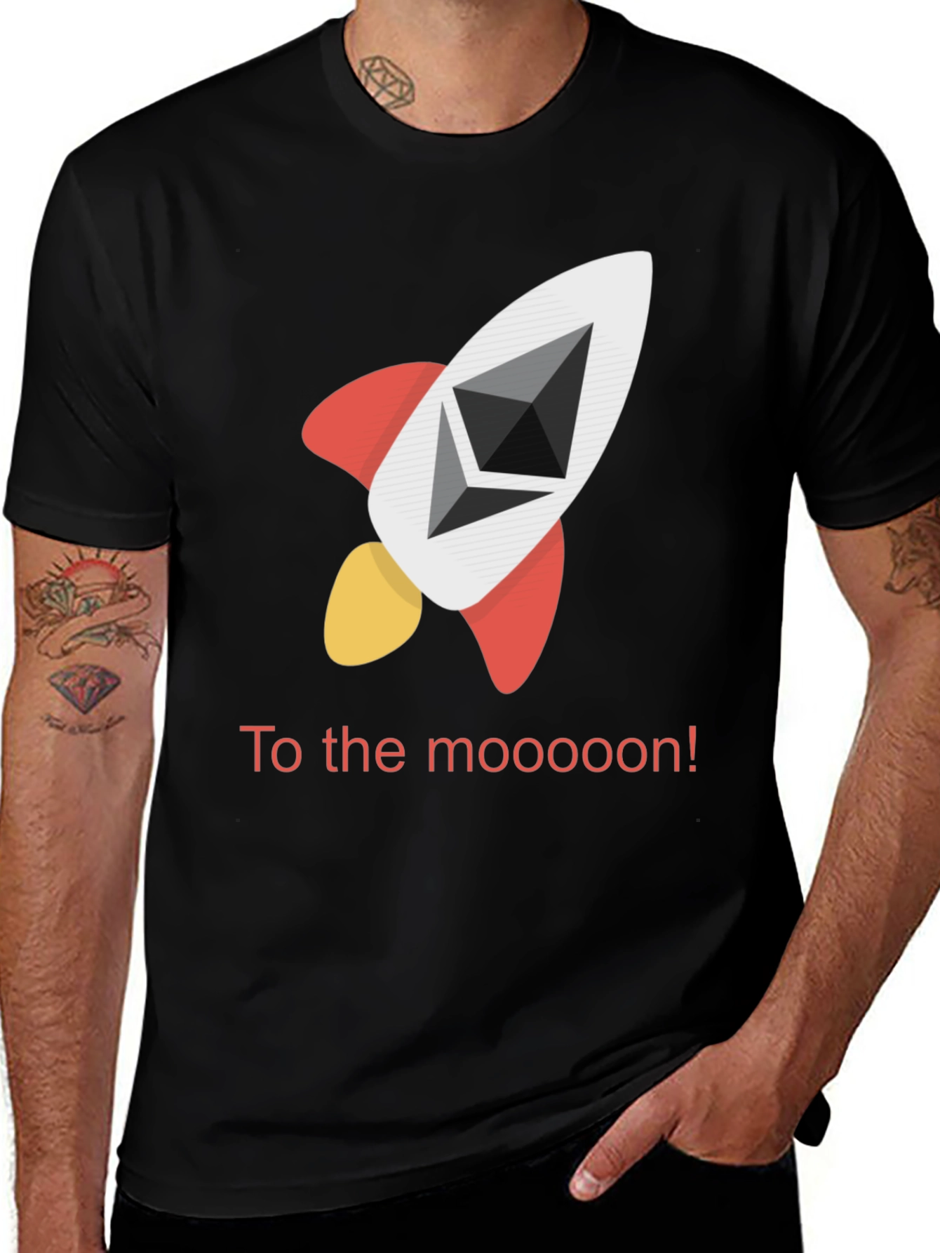 Ethereum Rocket T-Shirt - To The Moon!